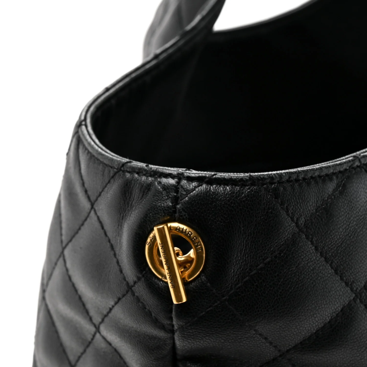 Lambskin Quilted Maxi Icare Shopping Tote Black - Top Club