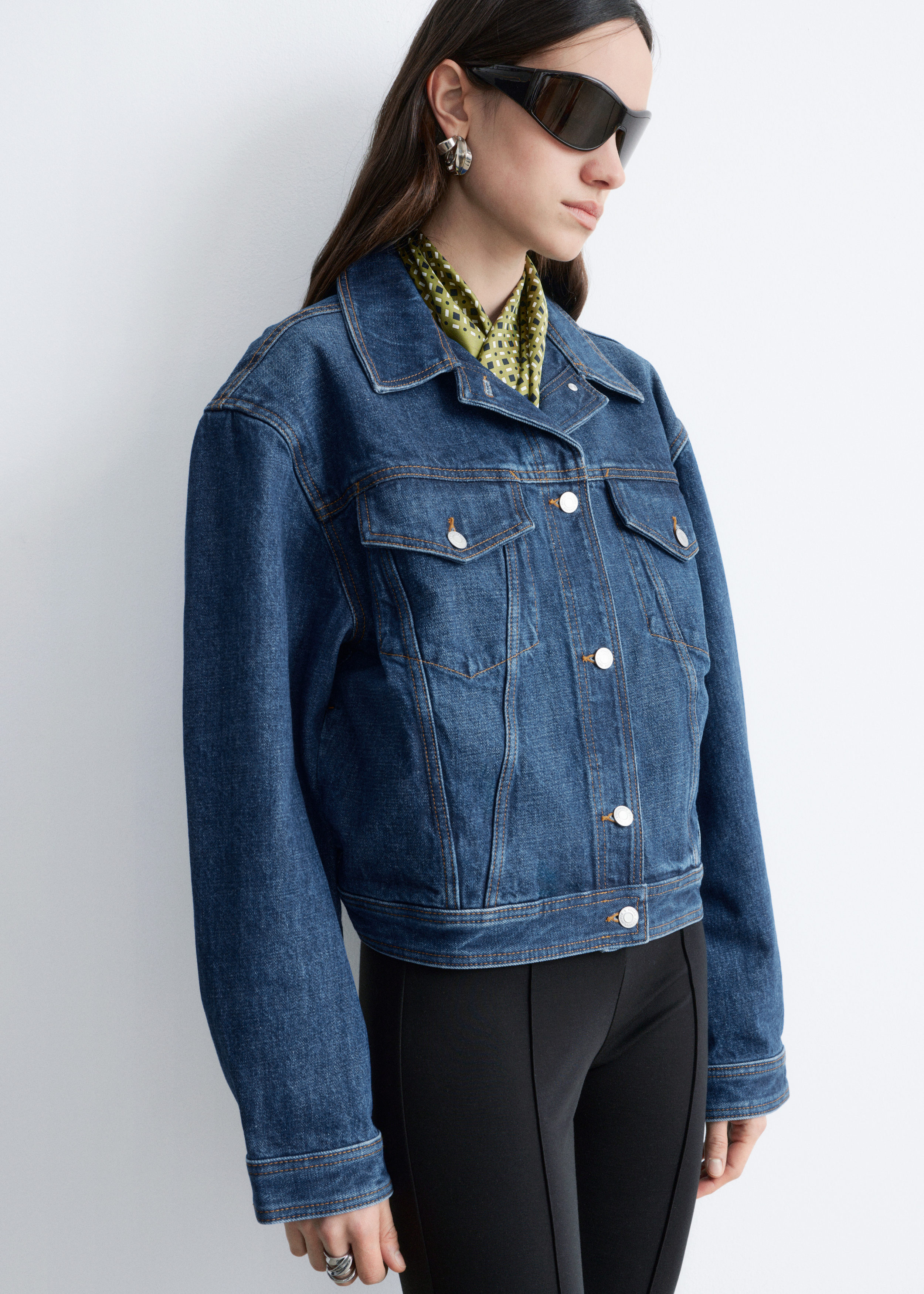 & Other Stories CROPPED DENIM JACKET