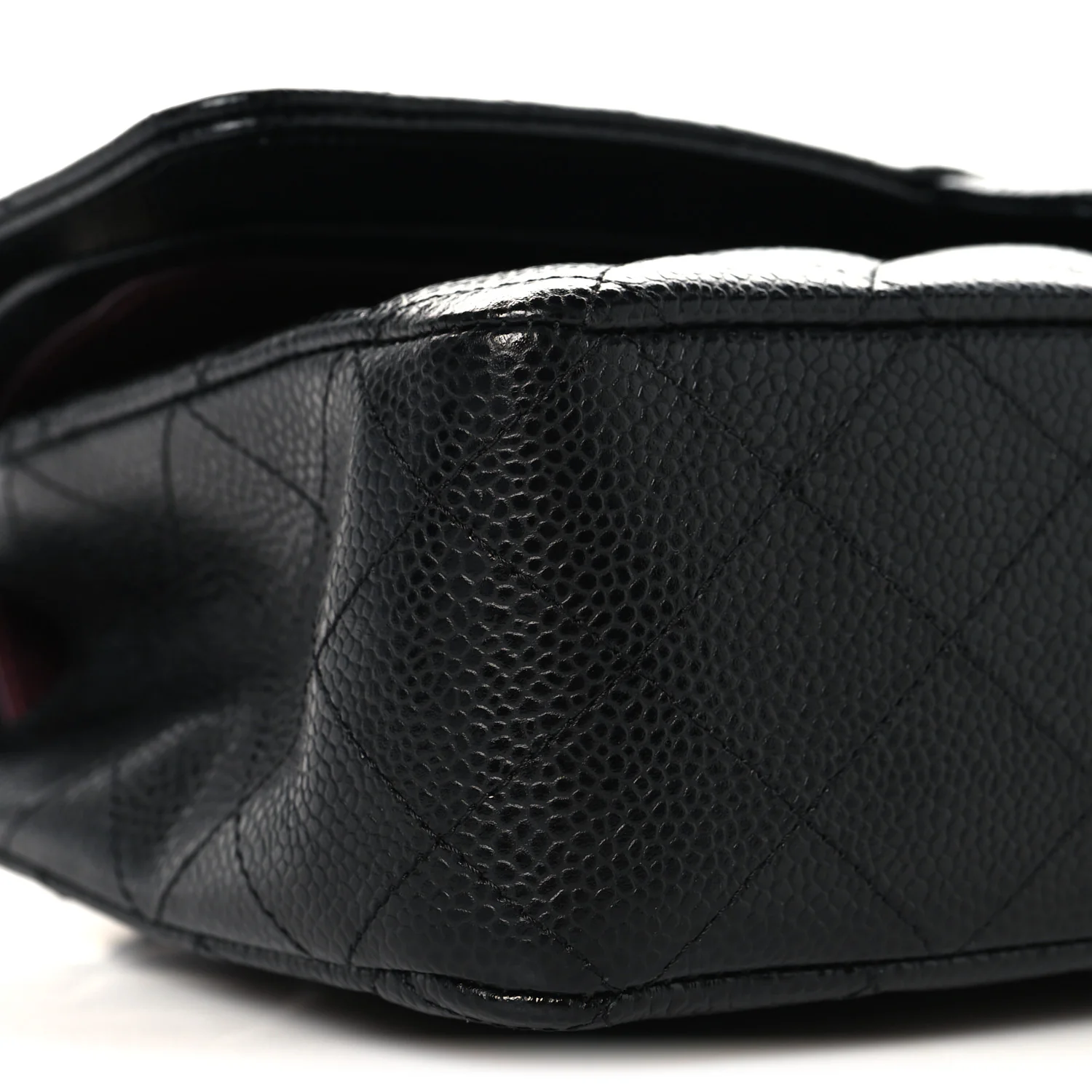 Caviar Quilted Medium Double Flap Black - Top Club