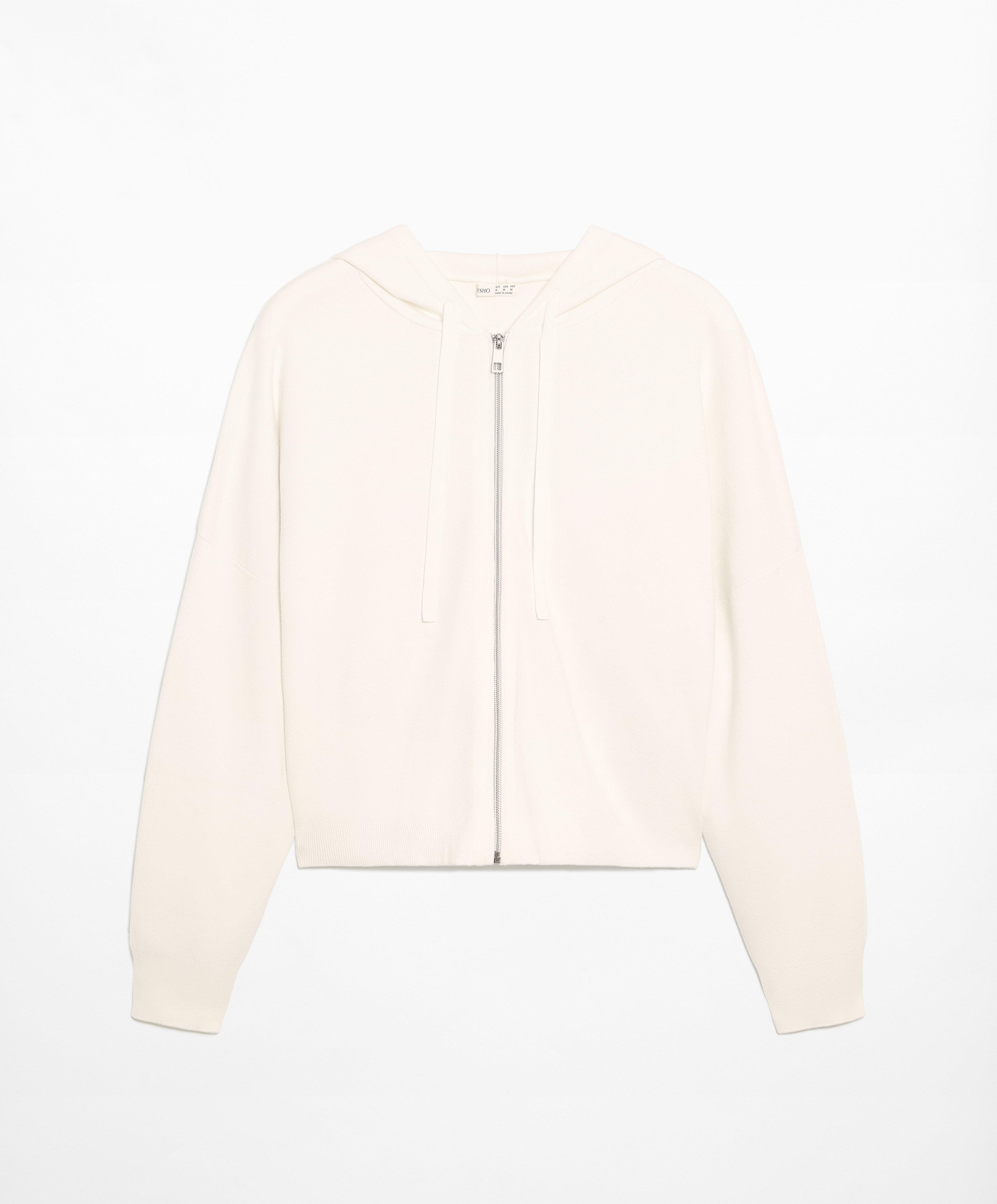 OYSHO Hooded knit sweatshirt