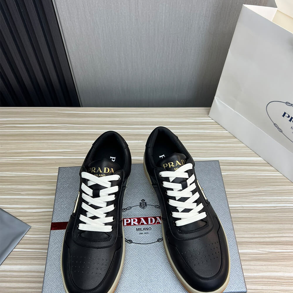 Prada Downtown nappa leather sneakers - Top Club