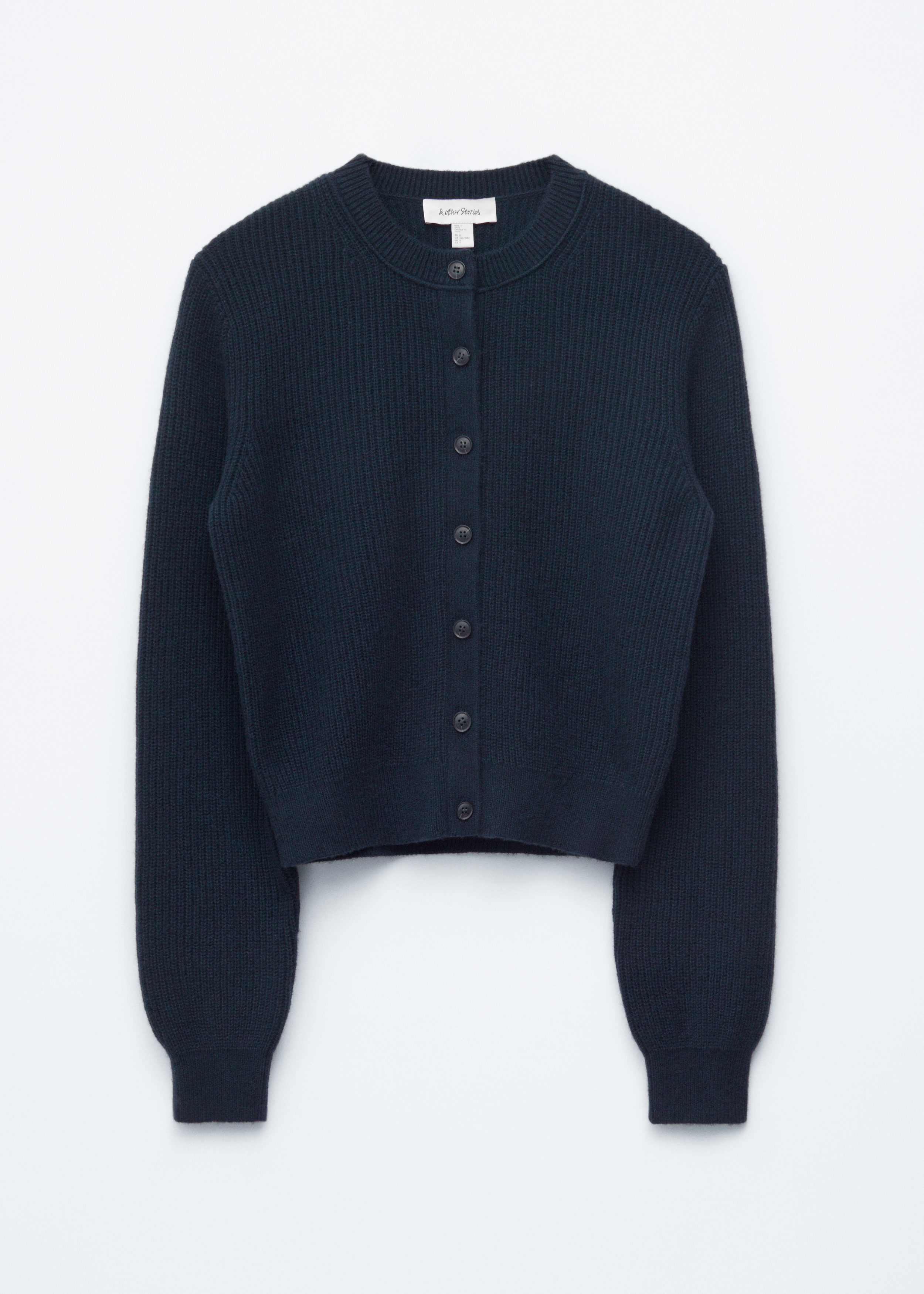 & Other Stories RIB-KNIT CARDIGAN