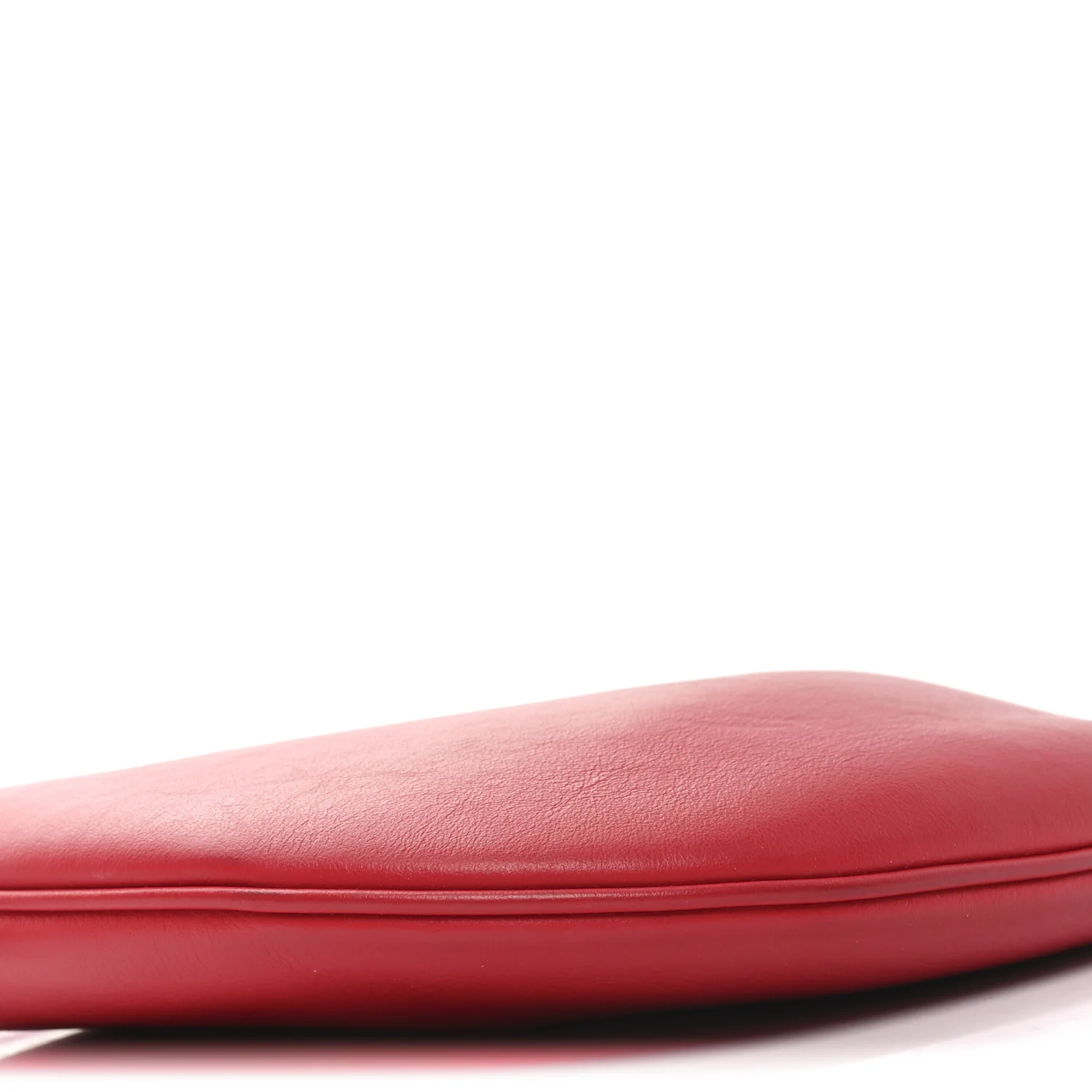 Vitello Grace Suede Small Croissant Hobo Rosso Cardinale - Top Club