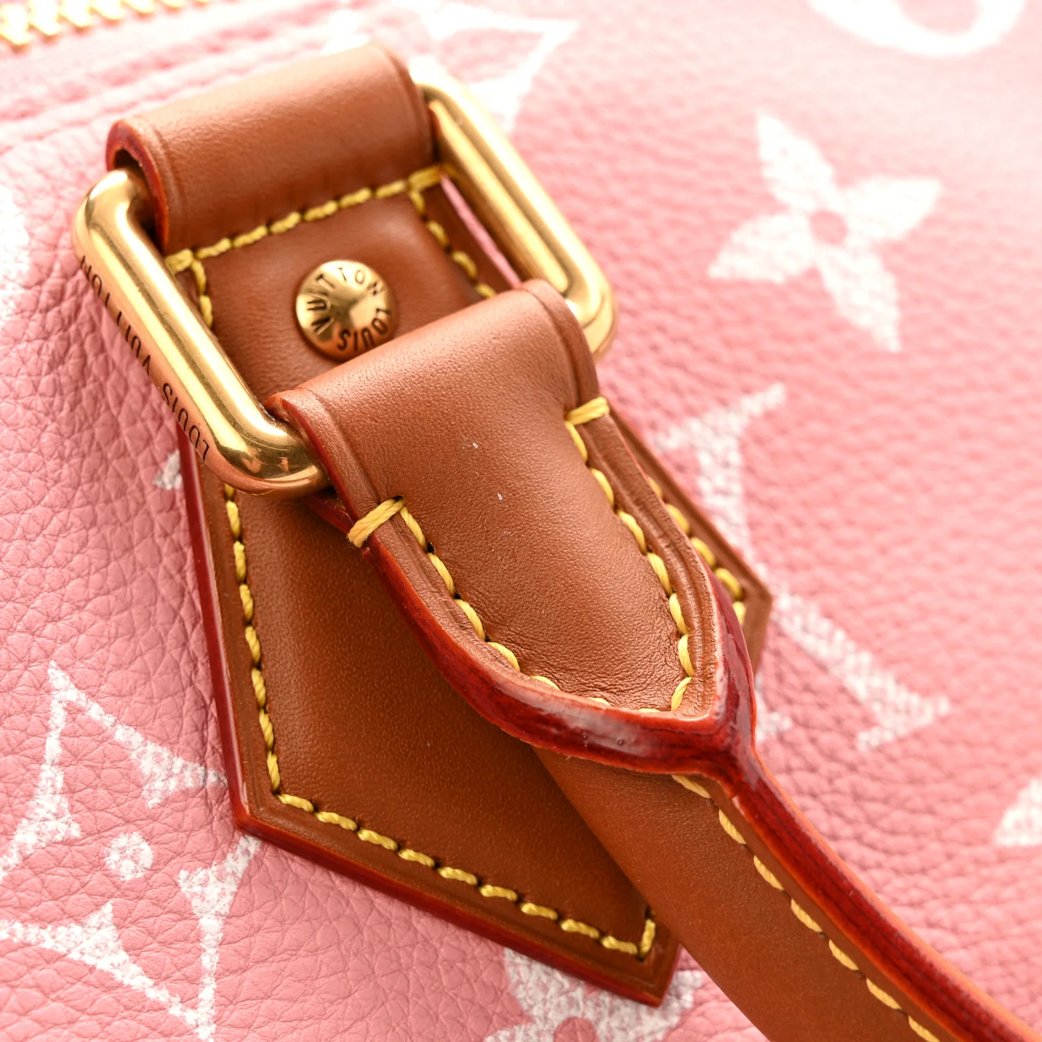 Calfskin Monogram Speedy P9 Bandouliere 40 Pink Sakura - Top Club
