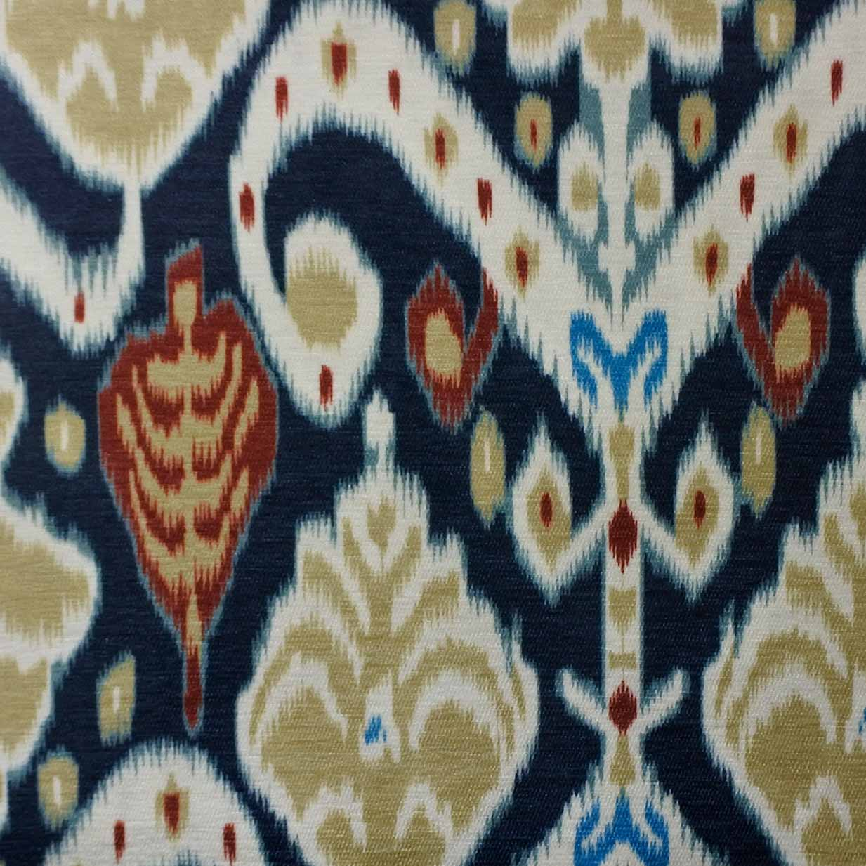 Kussen lucy Lombok navy blue 45 x 45
