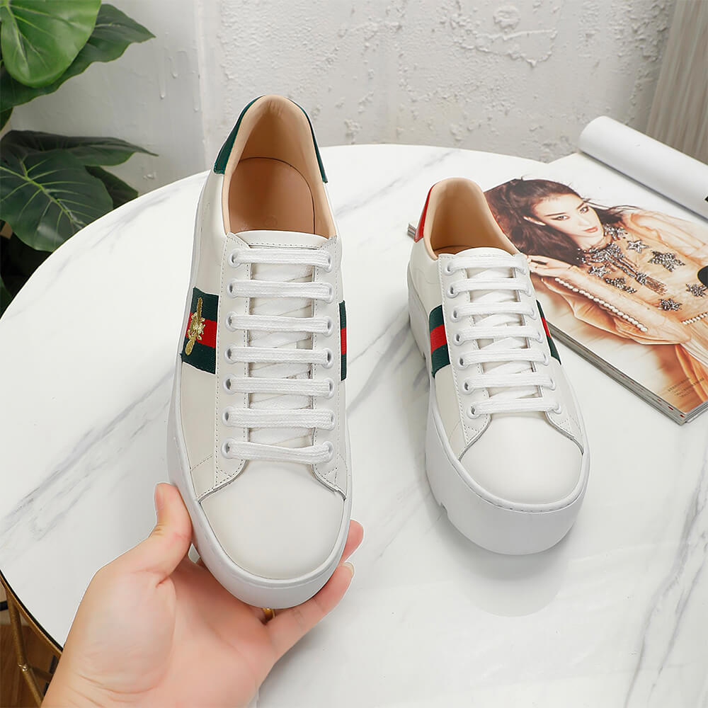 Women s Ace embroidered platform sneaker - Top Club