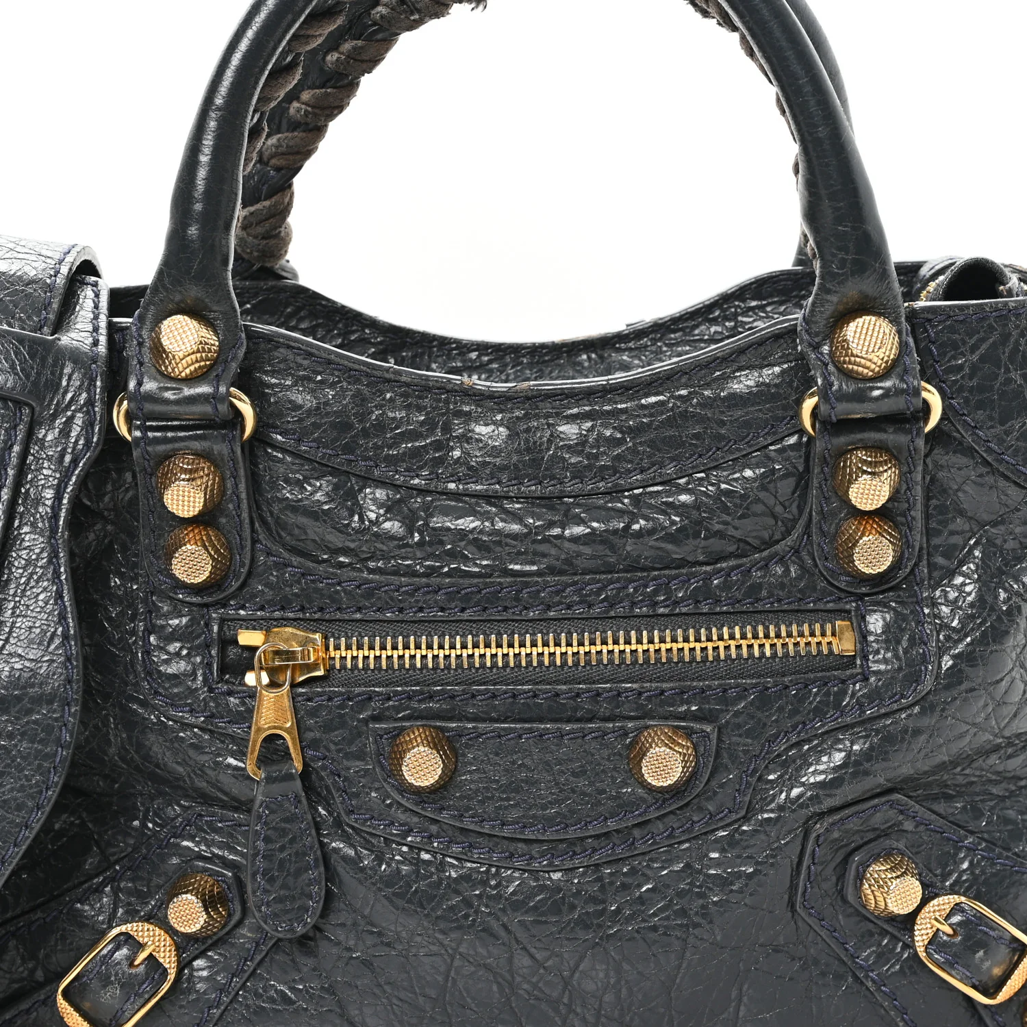 Agneau Giant 12 Gold Hardware Mini City Anthracite - Top Club