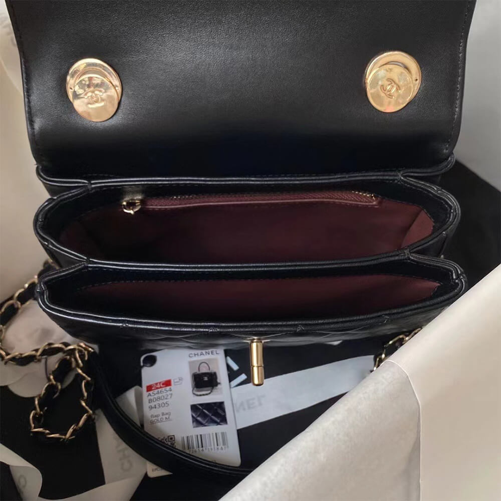 CHANEL Mini Flap Bag with Top Handle(HIGH-END GRADE) - Top Club