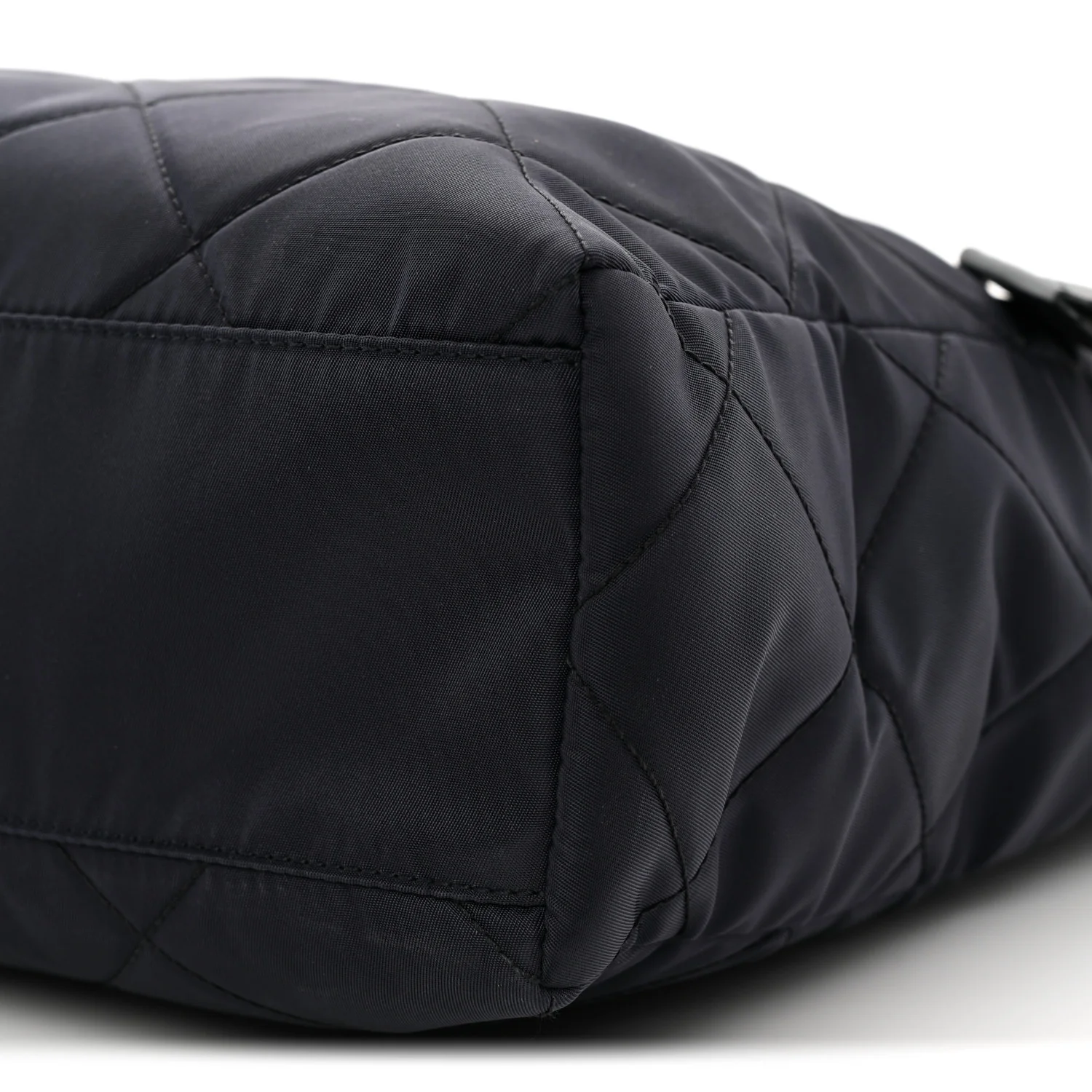 Nylon Tessuto Impuntu Quilted Tote Baltico - Top Club