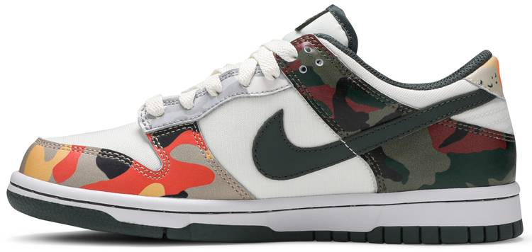 Dunk Low SE GS  Sail Multi-Camo  DB1909-100 - Sneaker Replica Workshop