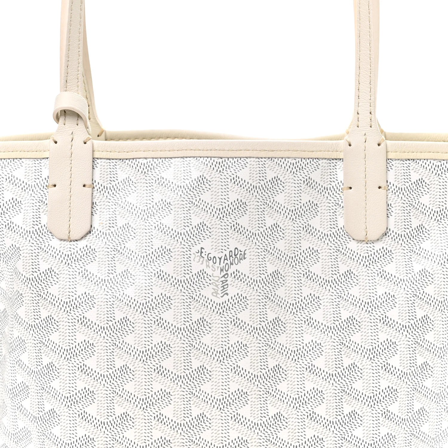 Goyardine Reversible Mini Anjou White - Top Club