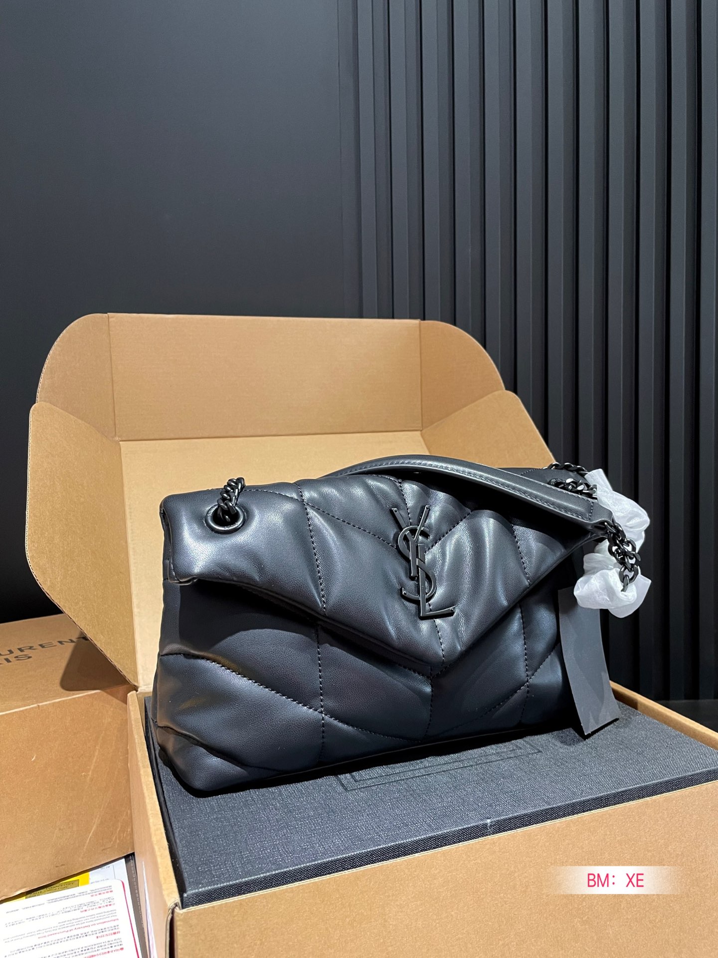 Y PUFFER SMALL SIZE BAG IN QUILTED LAMBSKIN Size: 28*17 CM - Top Club