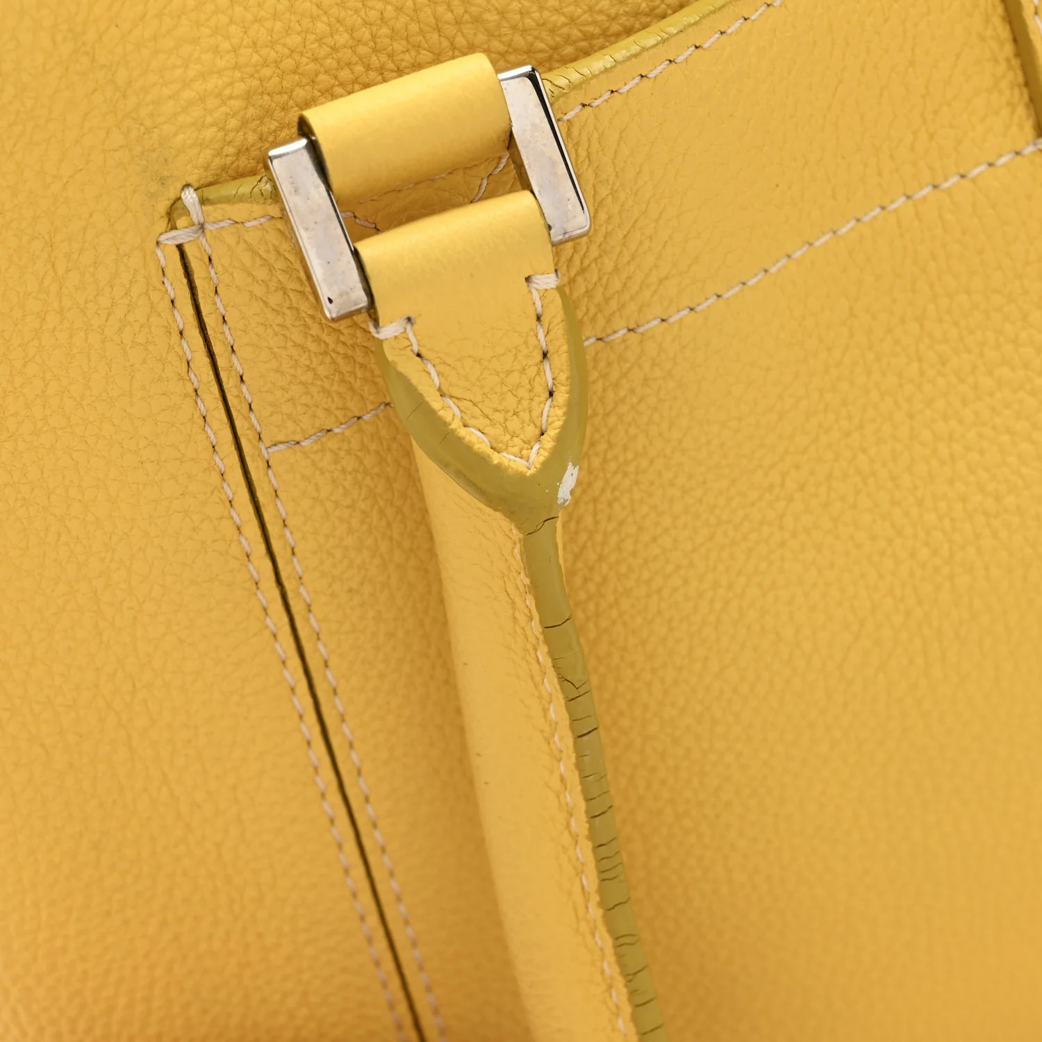 Grained Calfskin Bellevue Odessa Yellow - Top Club