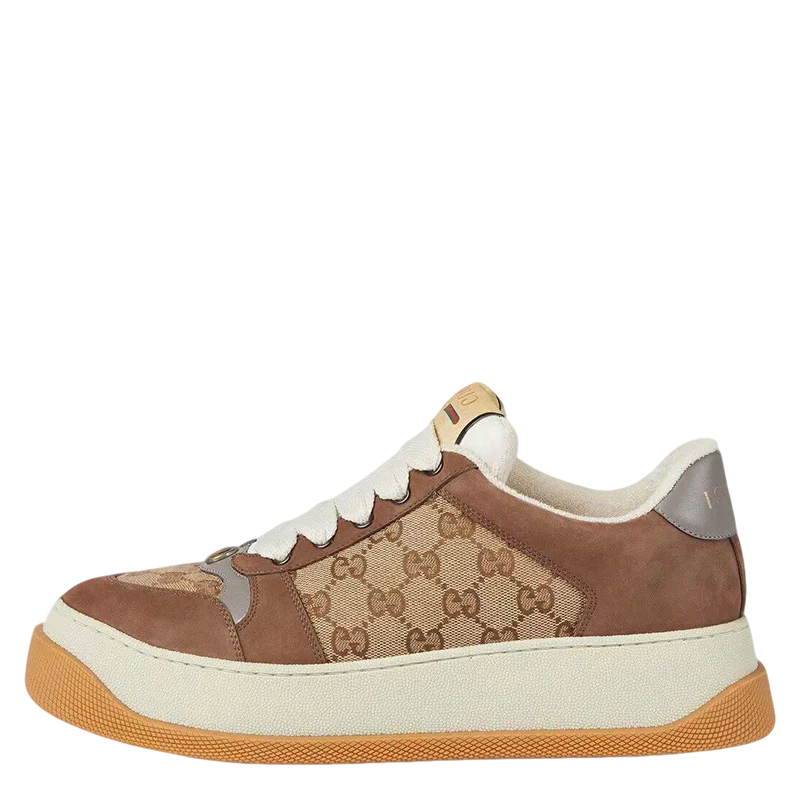 Gucci Unisex Fashionable Sneakers With Signature GG Pattern - Sneaker Replica Workshop