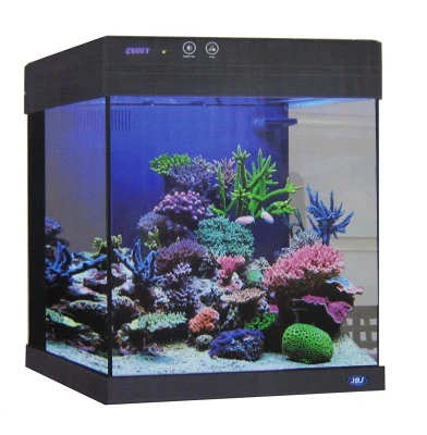 JBJ Aquarium - 10 GALLON BLACK CUBEY TANK