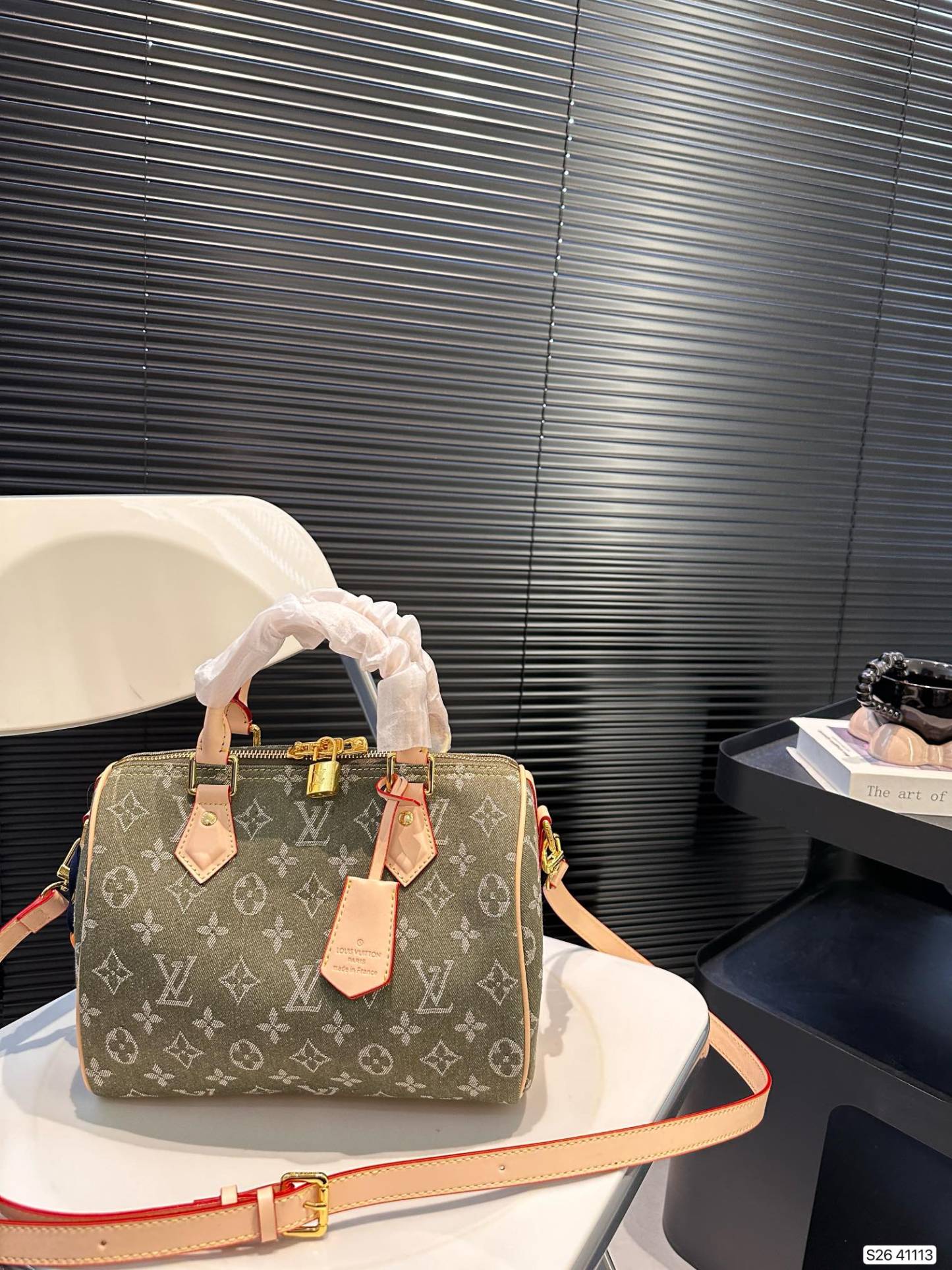 Louis new arrival speedy 25 denim bag size: 25 * 19  cm - Top Club