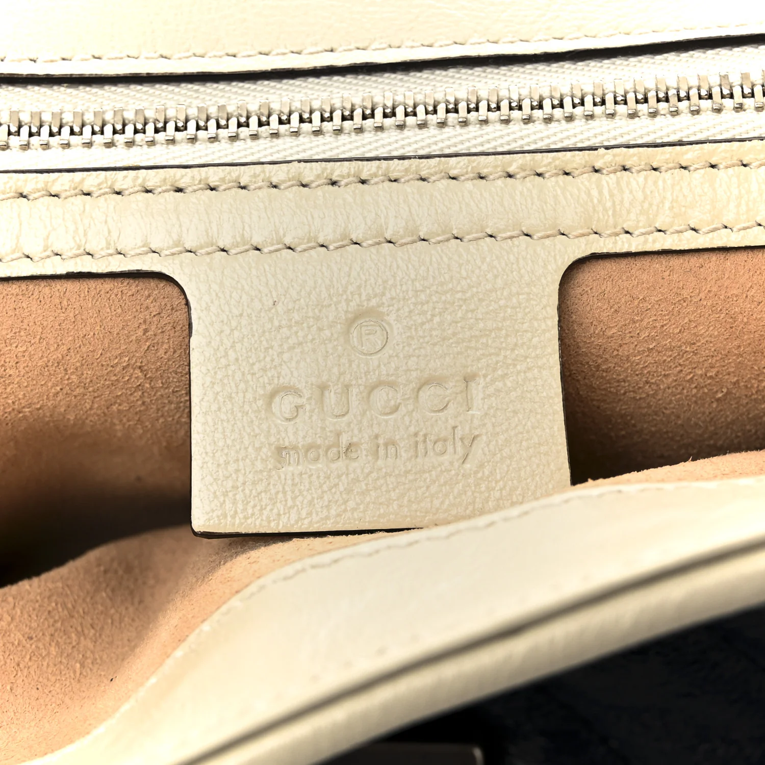 Vintage Effect Calfskin Matelasse Diagonal Small Torchon GG Marmont Shoulder Bag Blue Agata Mystic White - Top Club