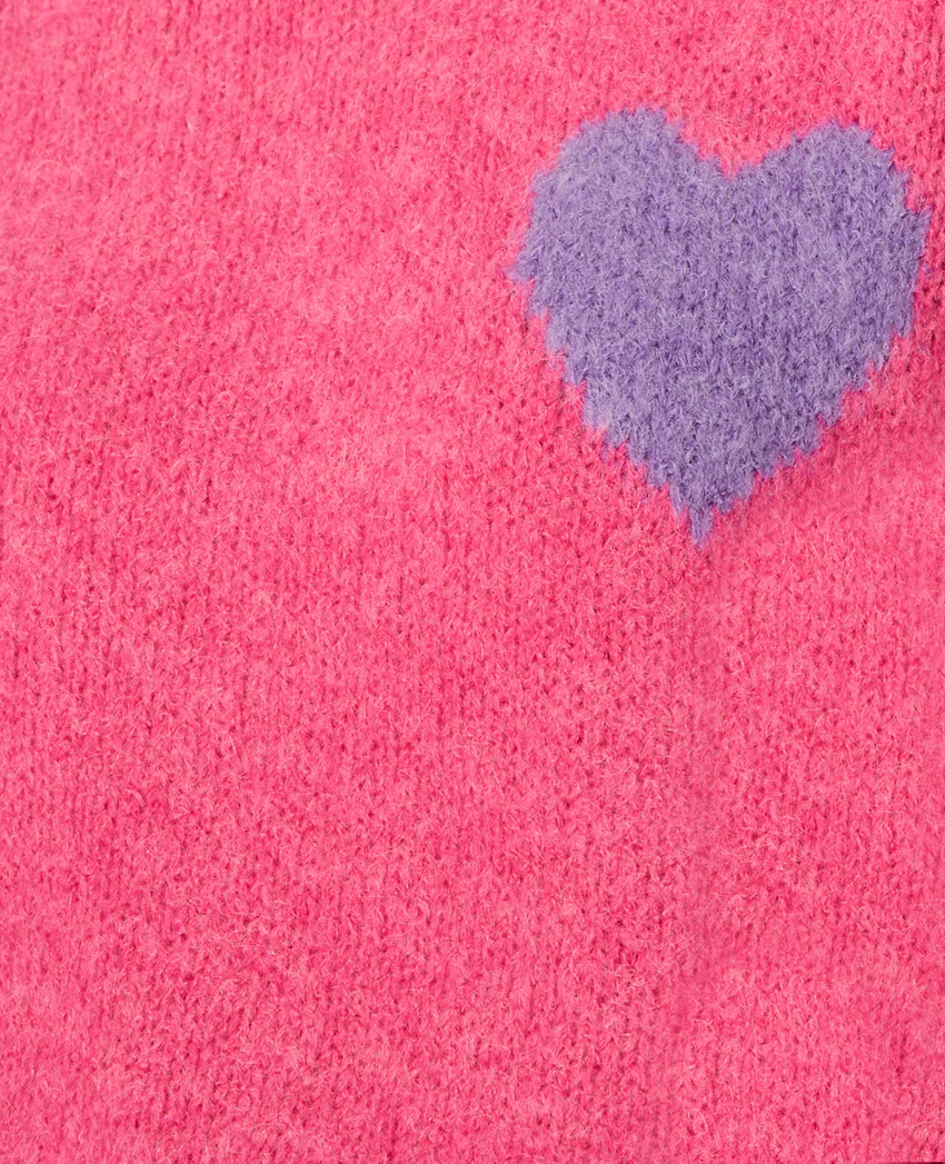 Pimkie Pull contenant mohair et laine avec cœur