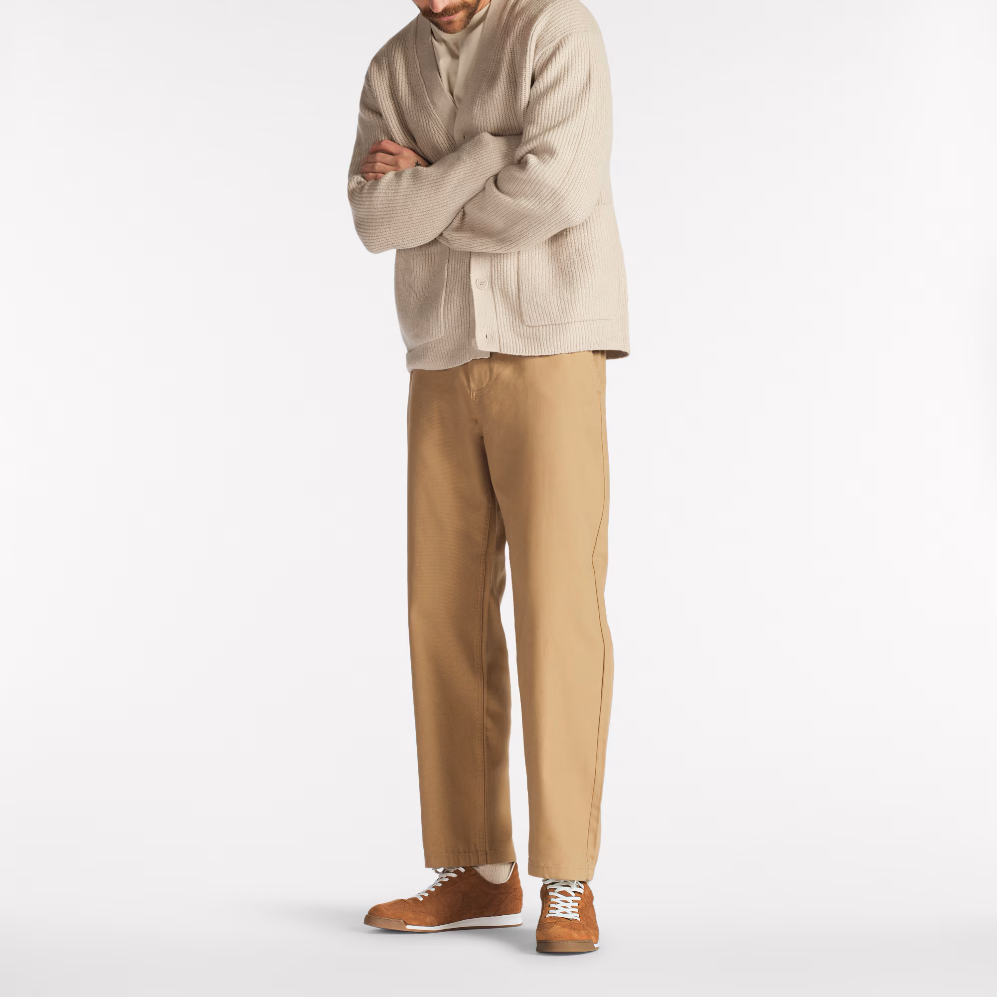 SwintonBrushed Suede Trainer