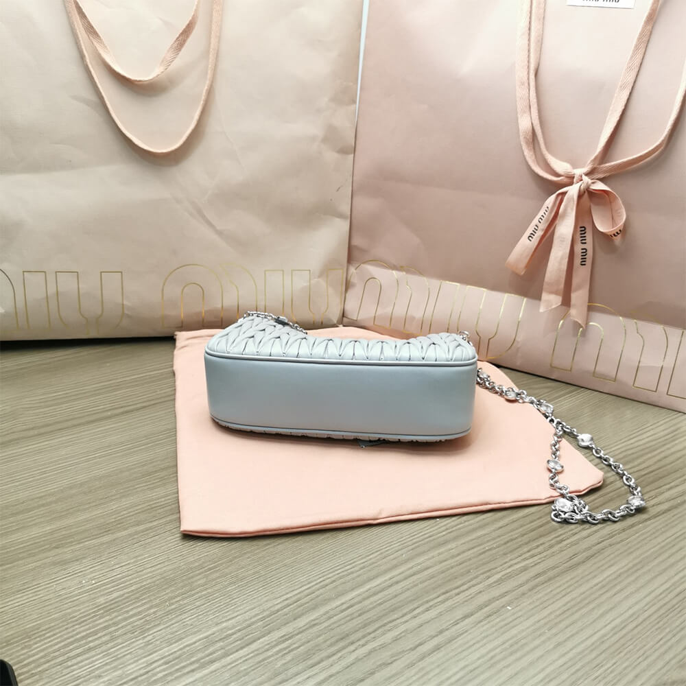 Matelasse nappa leather shoulder bag - Top Club
