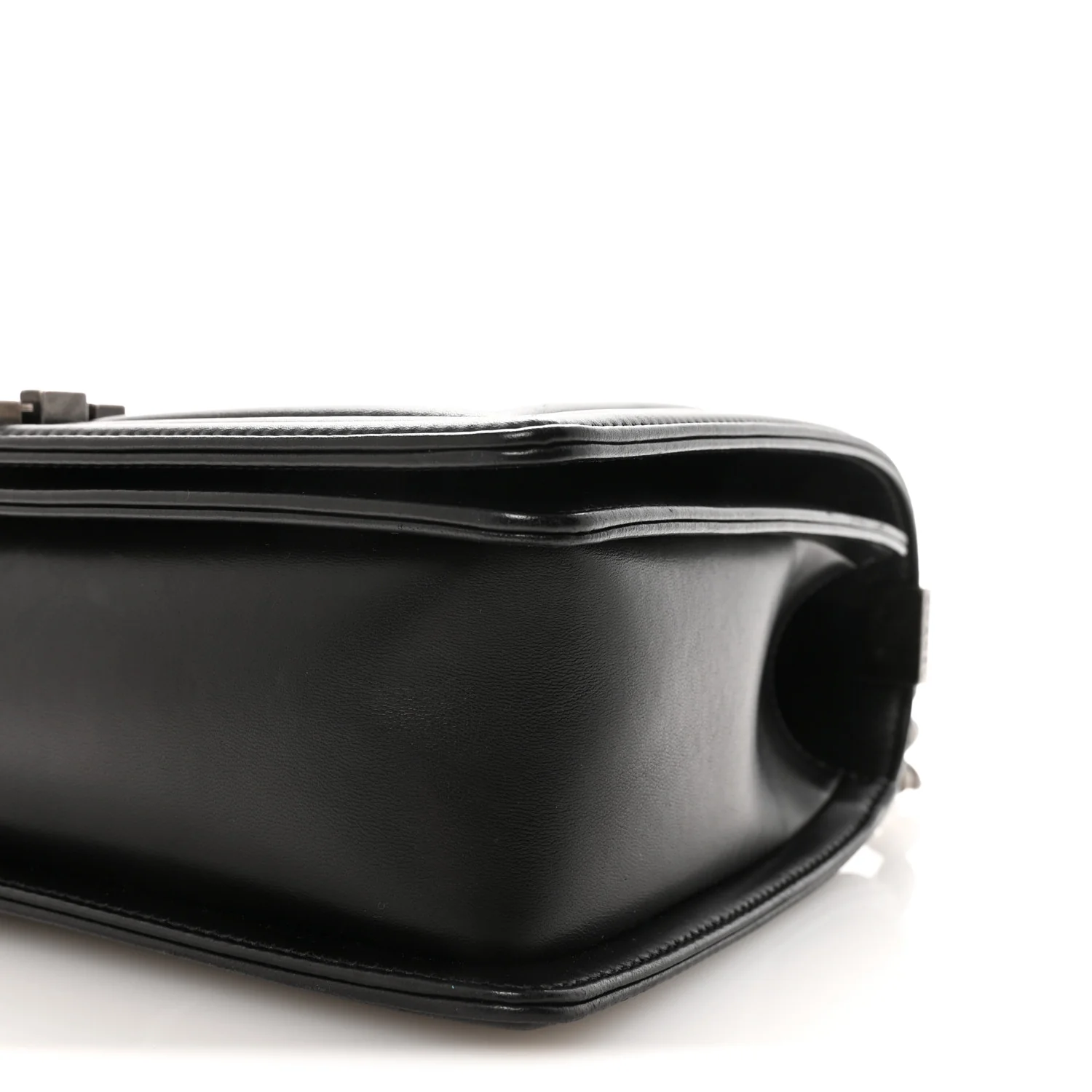 Lambskin Quilted New Medium Boy Flap Black - Top Club