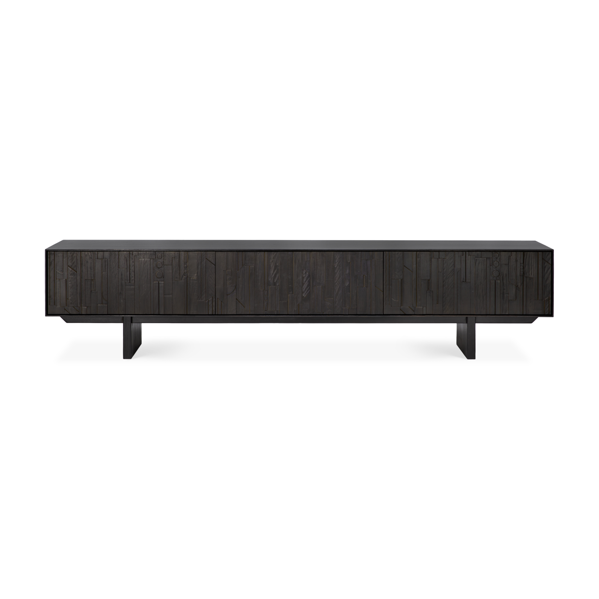 Tv-meubel Mosaic teak 242 cm