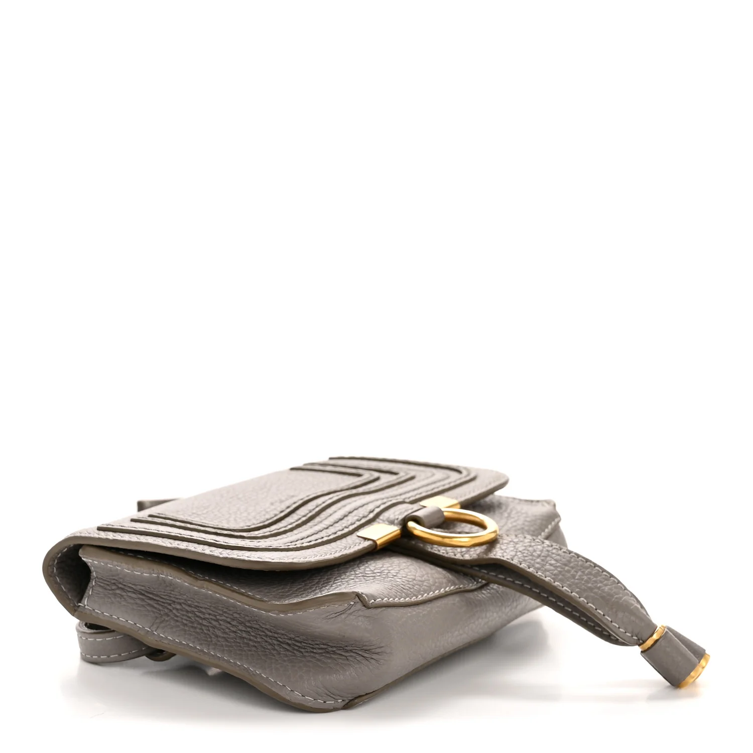 Calfskin Marcie Convertible Belt Bag Cashmere Grey - Top Club