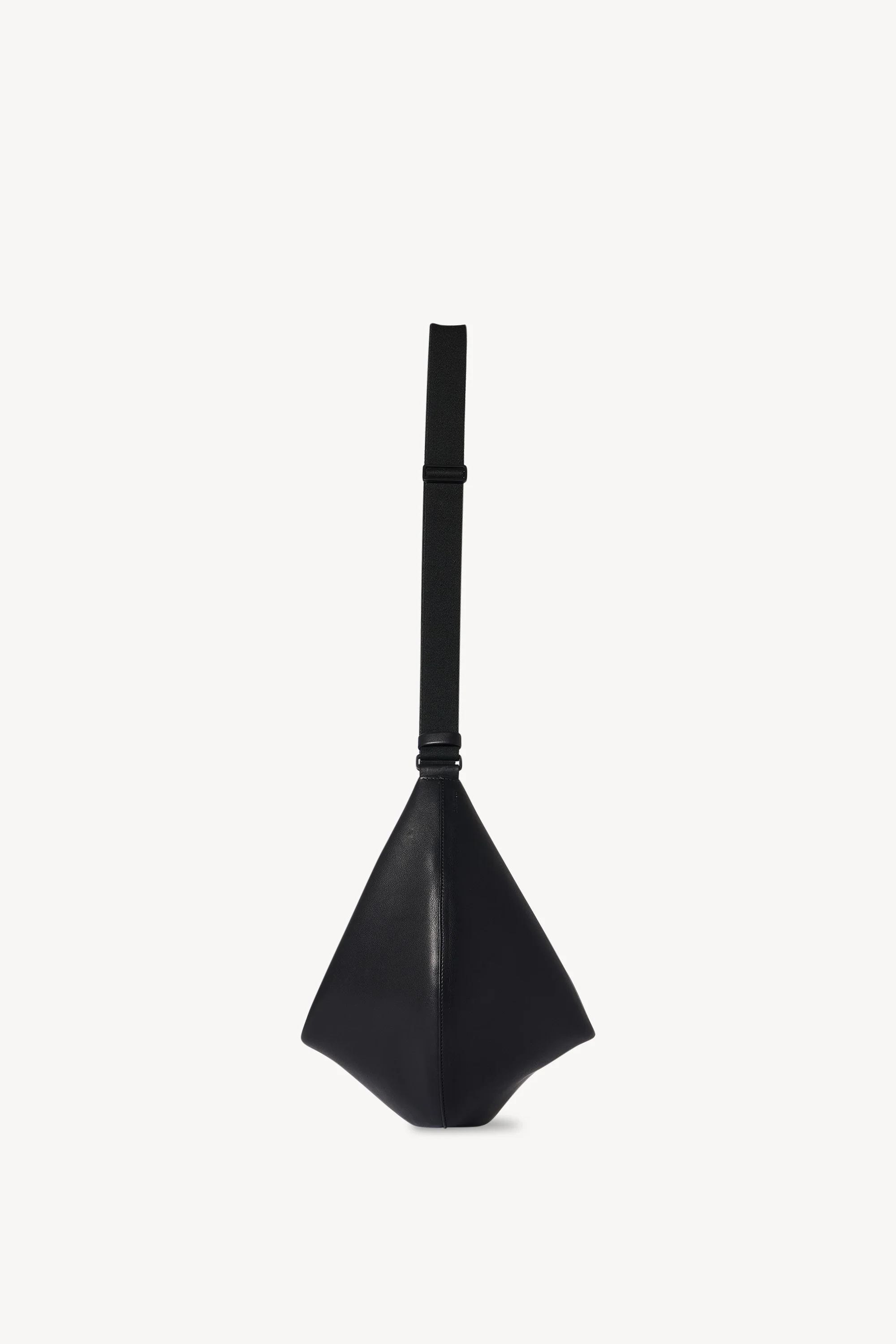 Crossbody Crescent Bag in Leather - Top Club