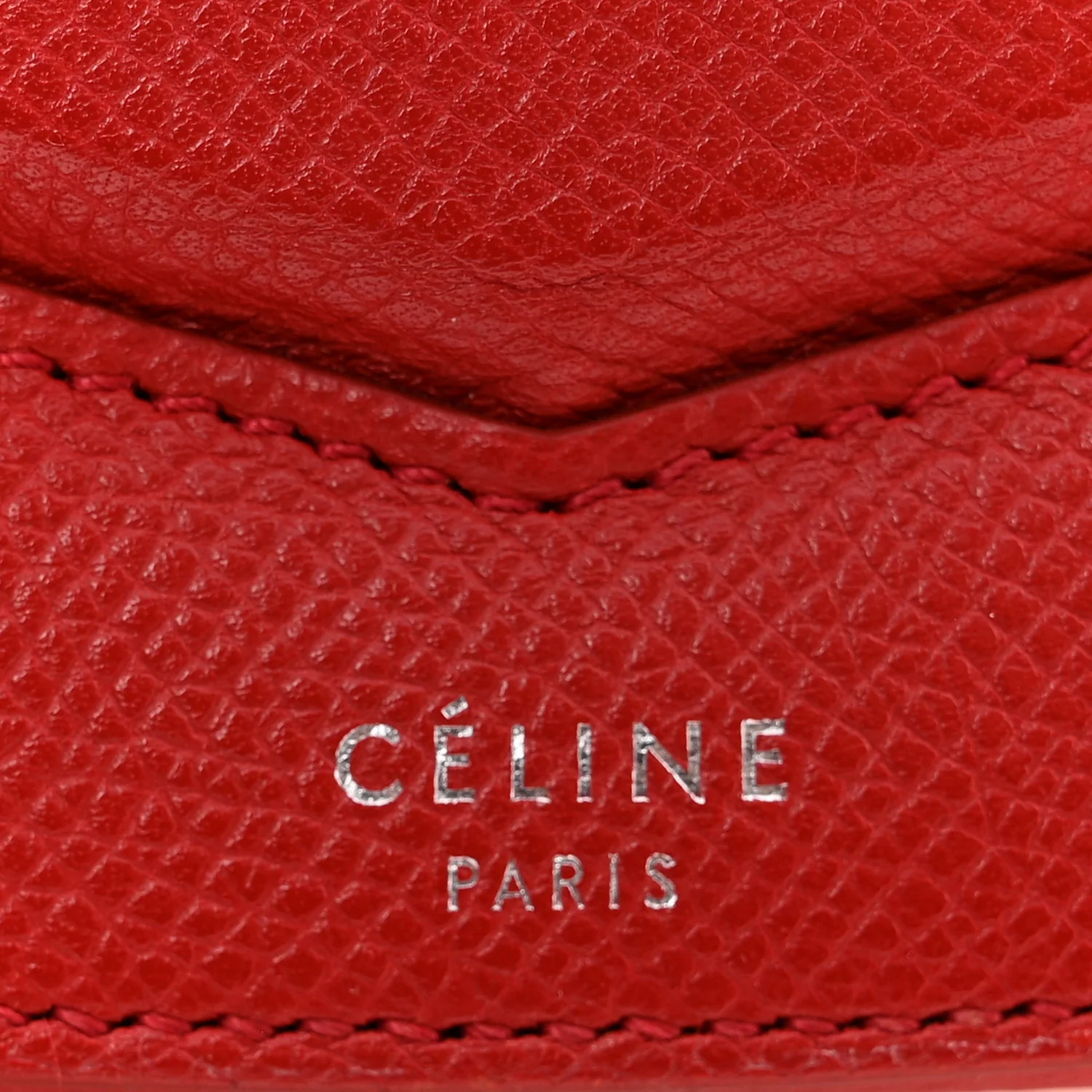 Grained Calfskin Small Trotteur Coquelicot - Top Club
