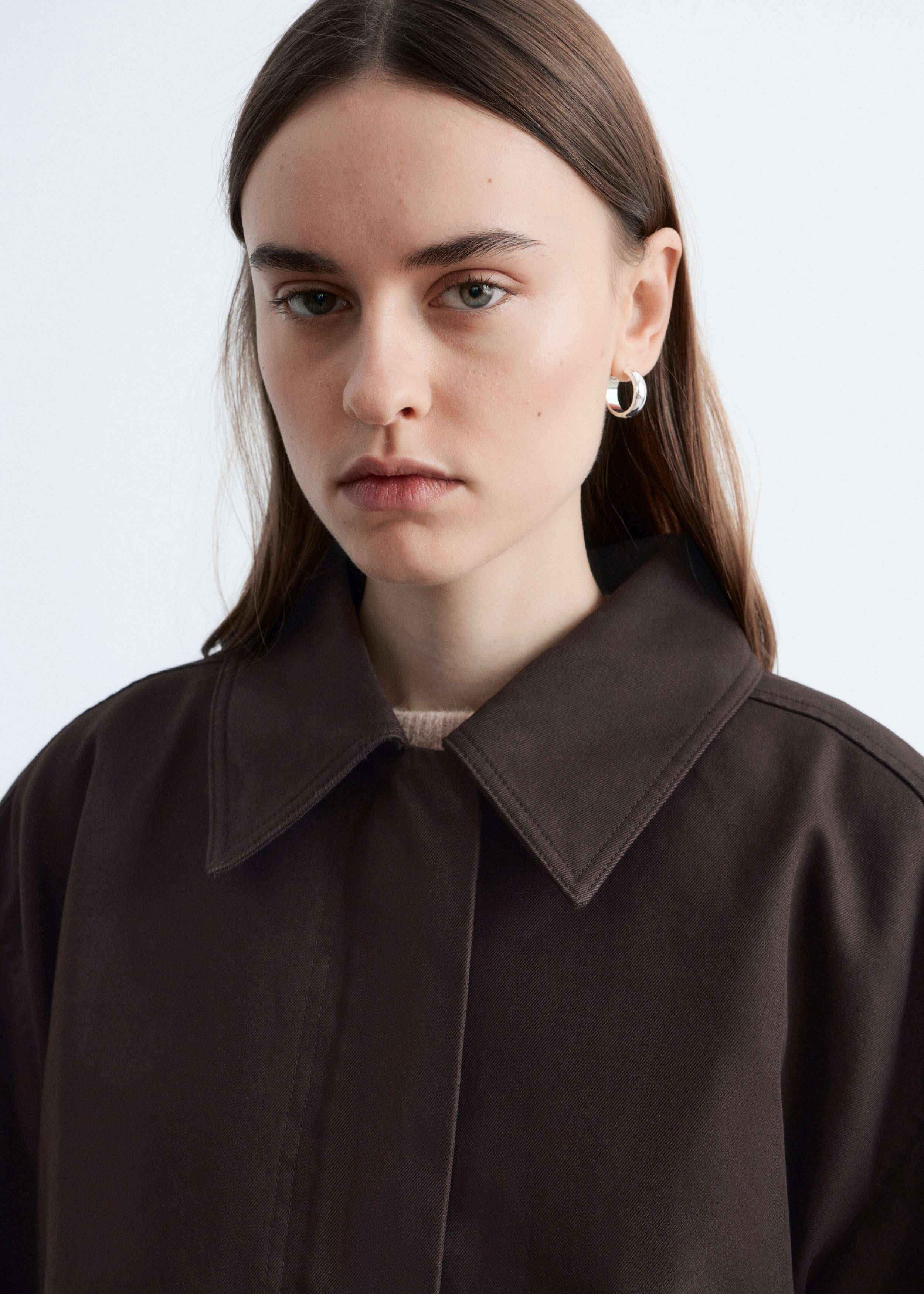 & Other Stories OVERSIZED DRAWSTRING UTILITY JACKET