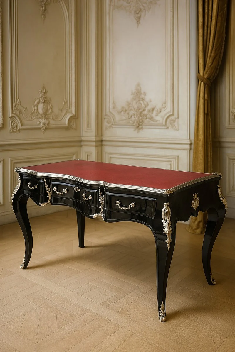 Baroque desk secretary 141 cm - Baroque office furniture