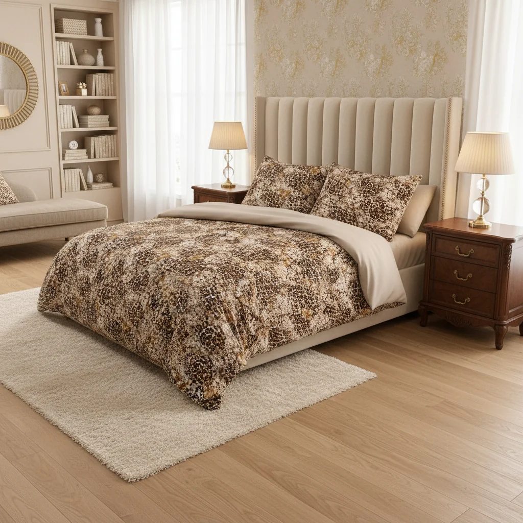 Copriletto Trapuntato In  Savana-Percalle Singolo