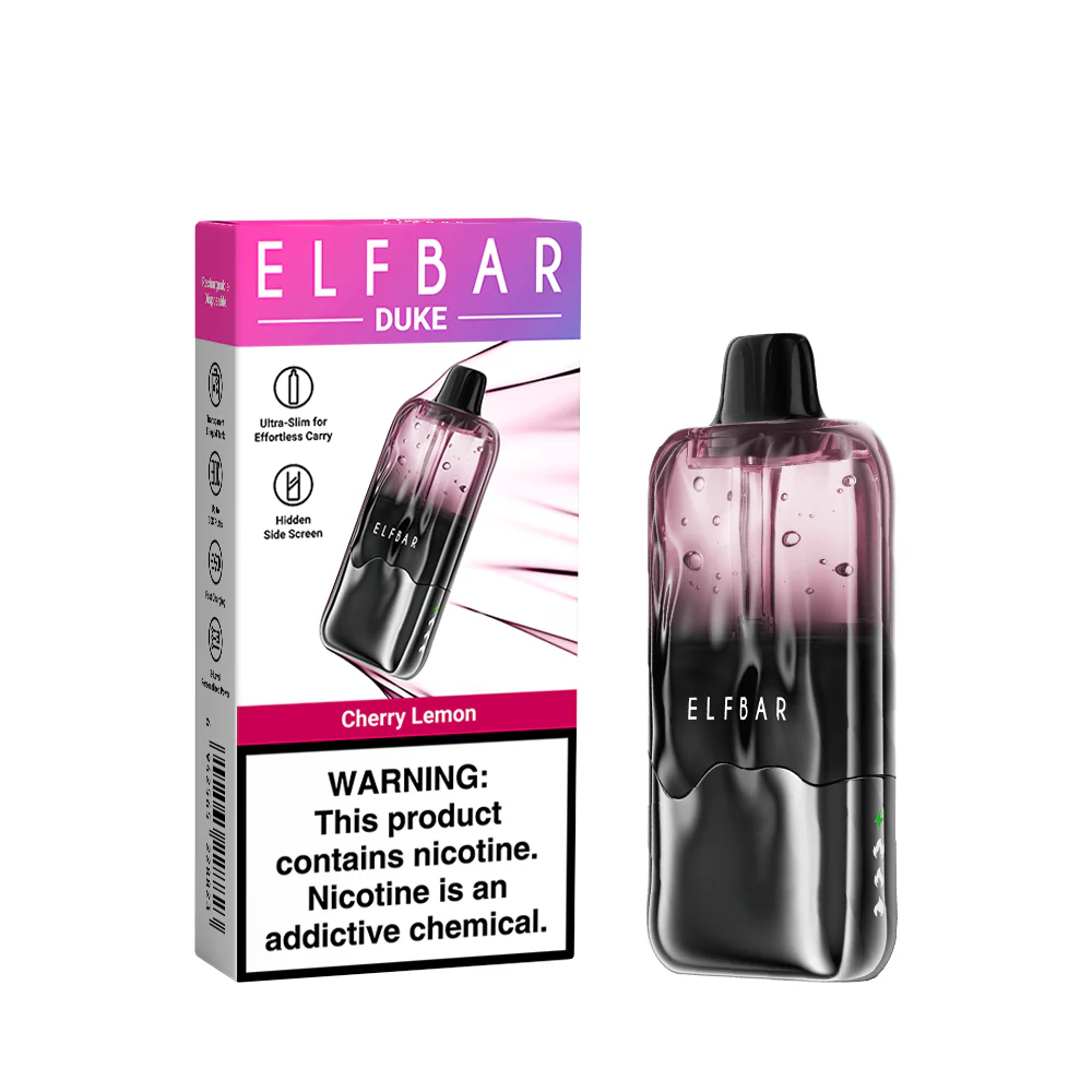ELFBAR DUKE Rechargeable Disposable Vape (All Flavours)
