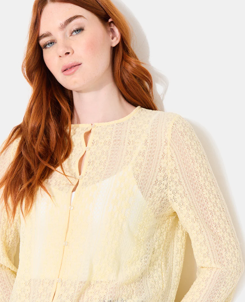 Pimkie Top en dentelle avec manches flare