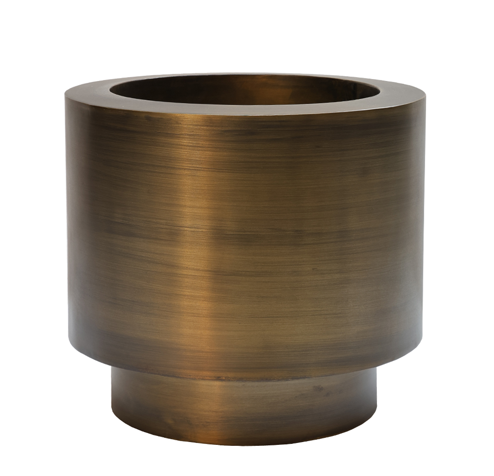 Plantenpot Uyuni aged brass S