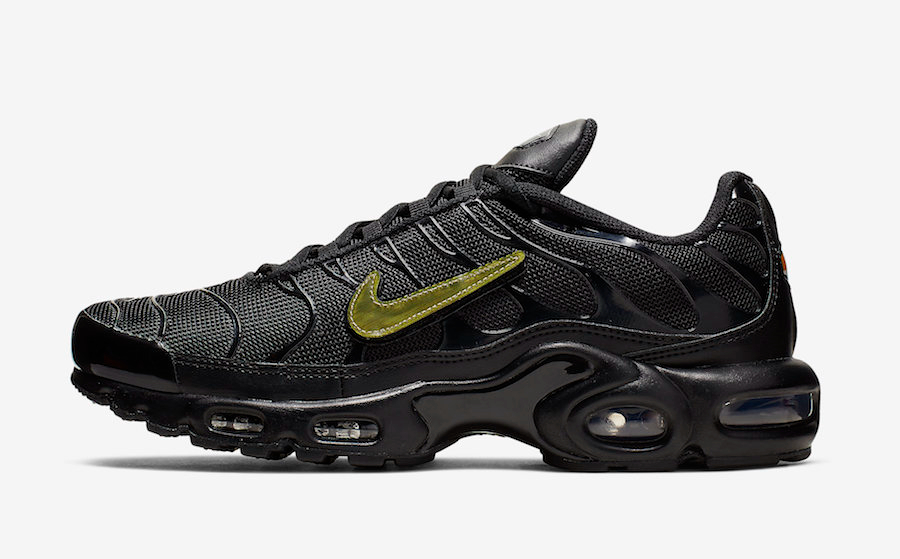 Air Max Plus  Removable Swoosh-Black Gold  CJ9696-001 - Sneaker Replica Workshop