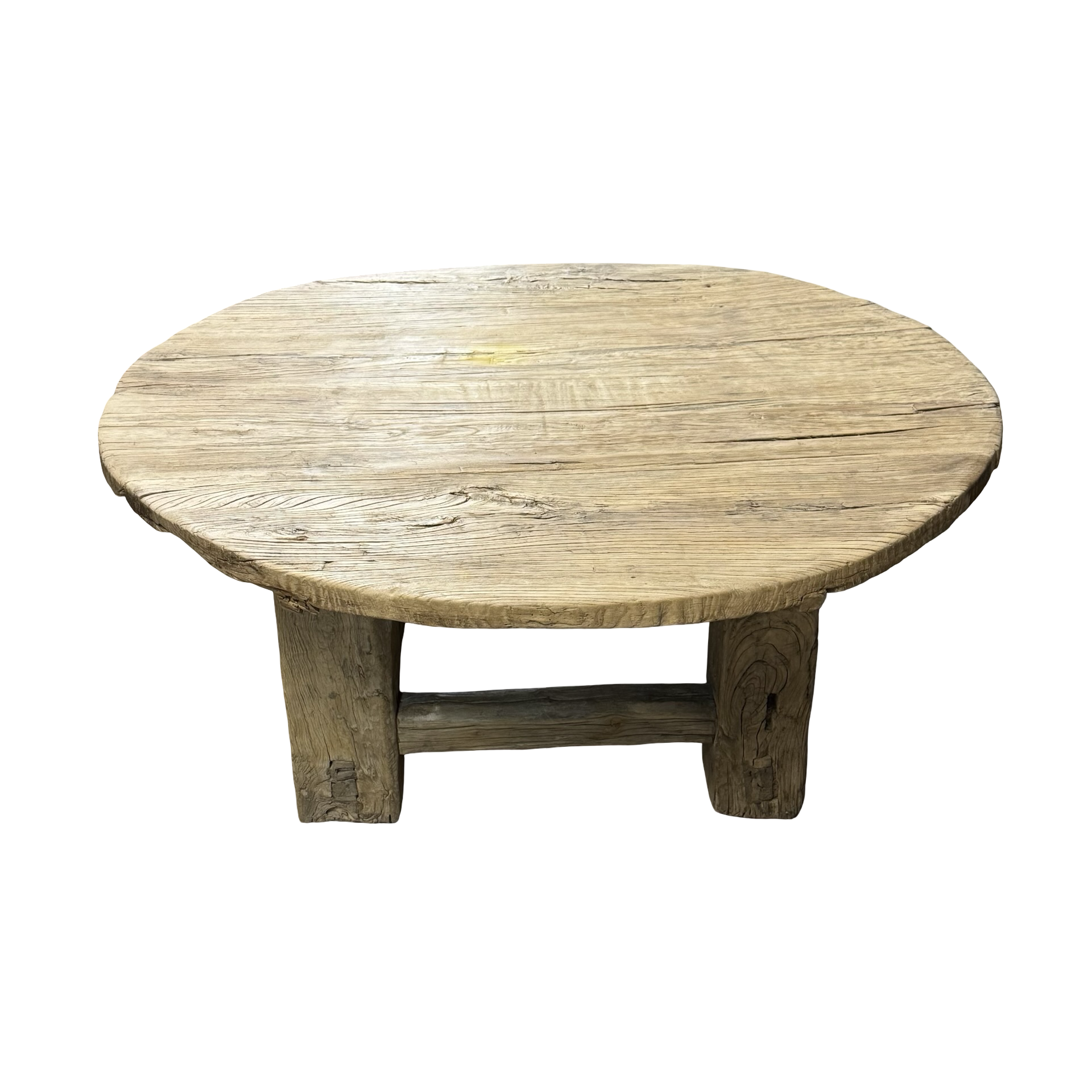 Salontafel naturel Ø135 cm uniek robuust uniek