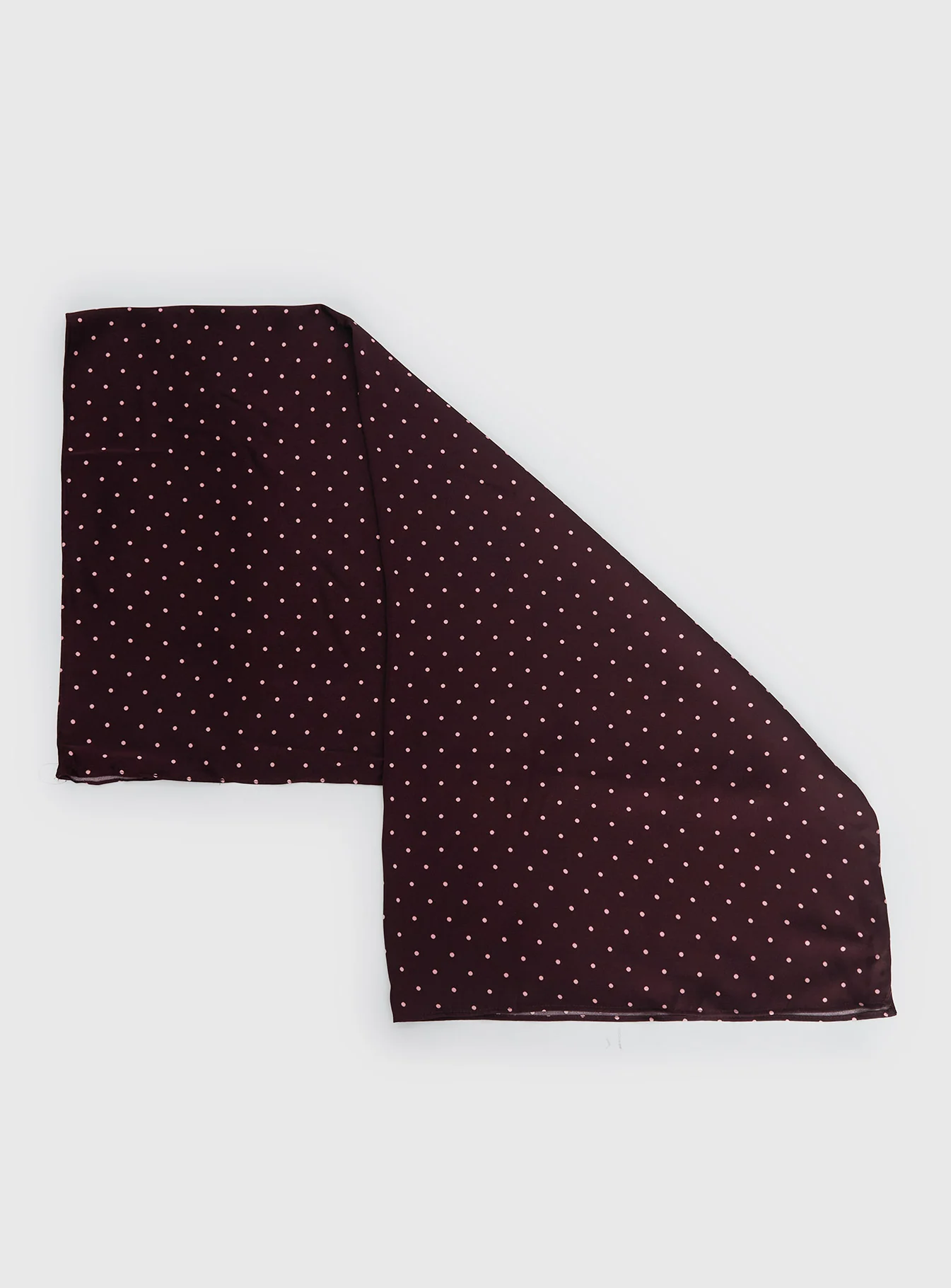Wanna Be Mine Scarf Brown Polka