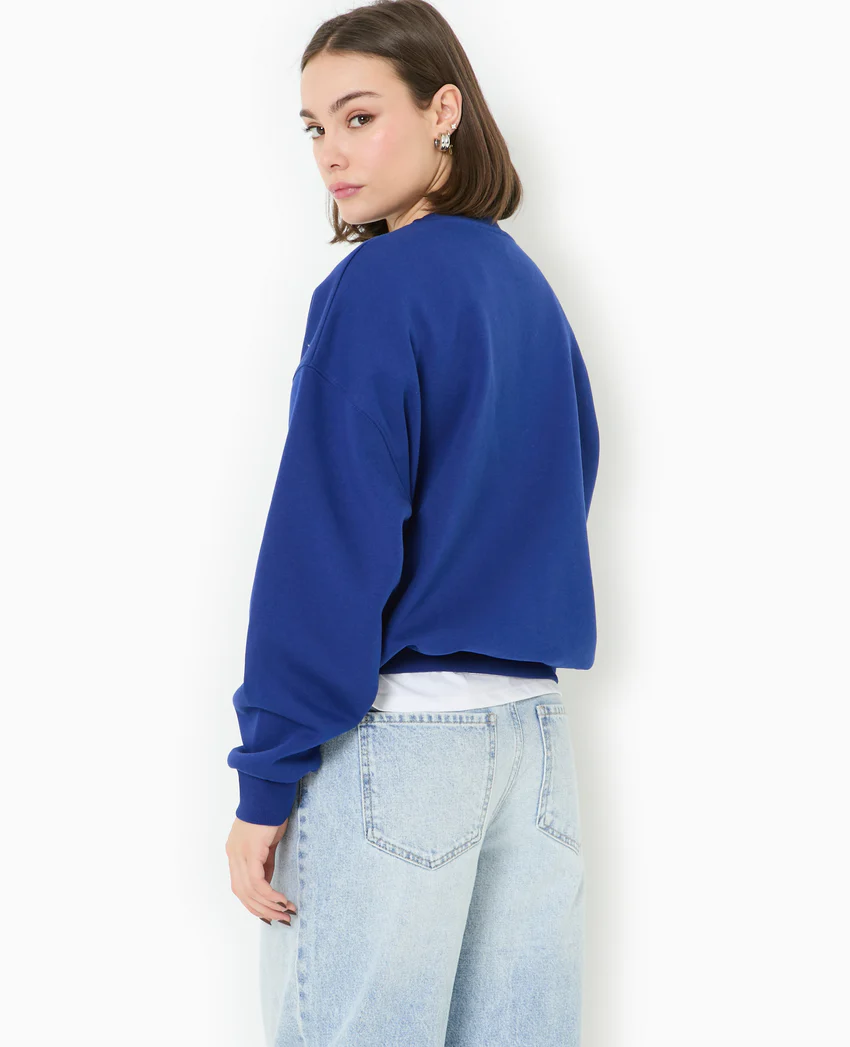 Pimkie Sweat col rond avec grand print devant