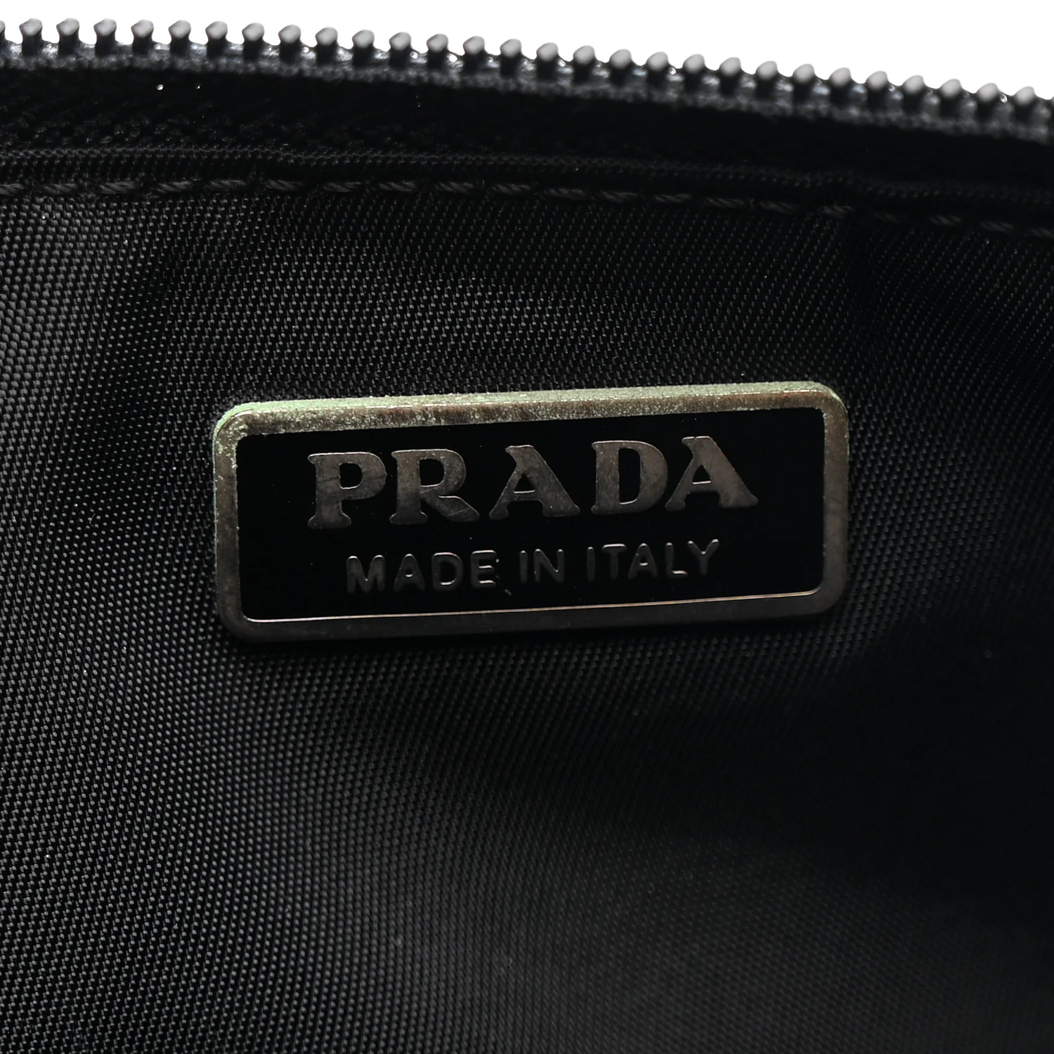 Tessuto Nylon Pochette Bag Black - Top Club