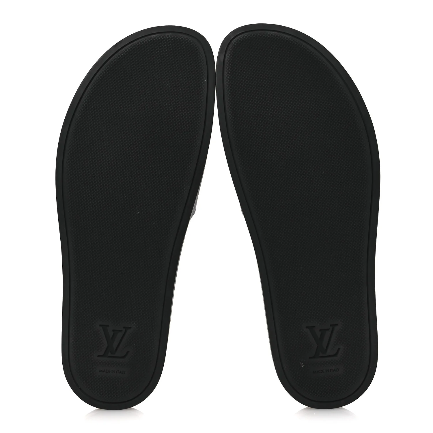 Damier Graphite Mens Waterfront Slide Sandal 9 Black - Top Club