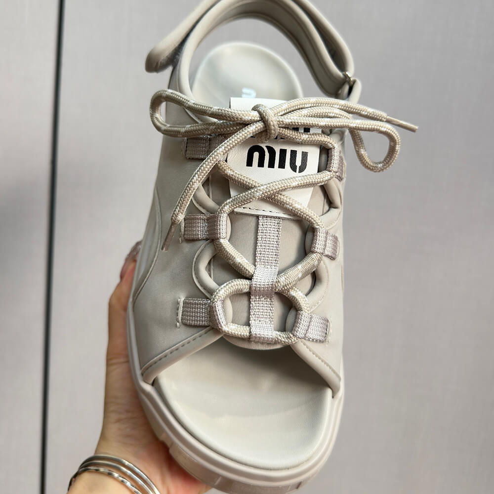 MiuMiu Chunky neoprene sandals - Top Club