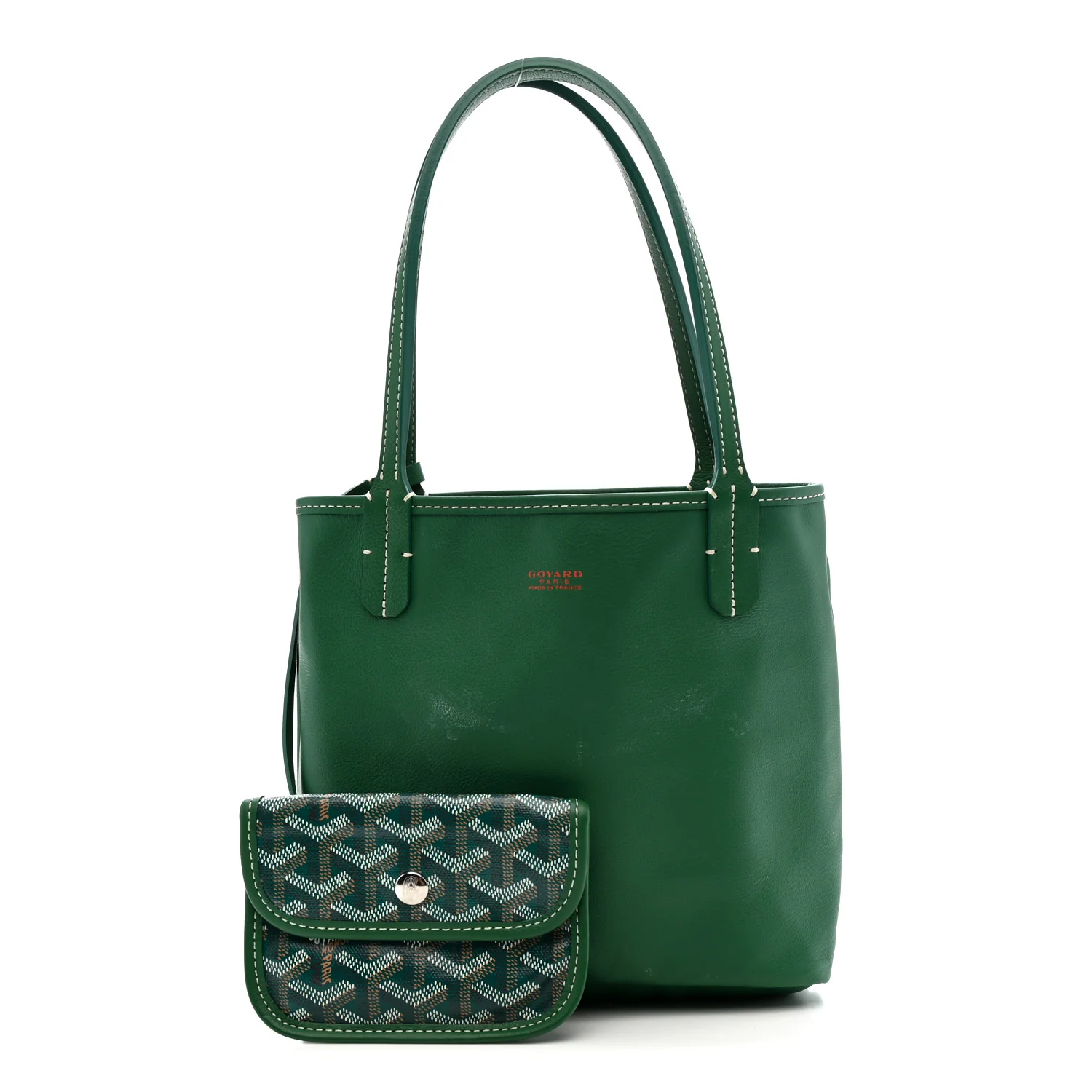 Goyardine Reversible Mini Anjou Green - Top Club