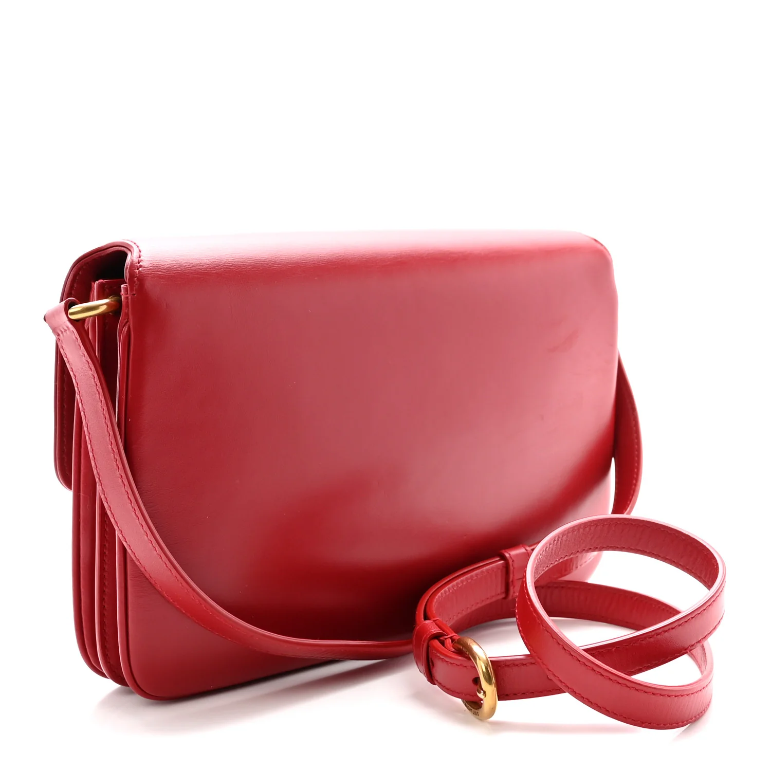 Smooth Calfskin Le Maillon Satchel Rouge Eros - Top Club