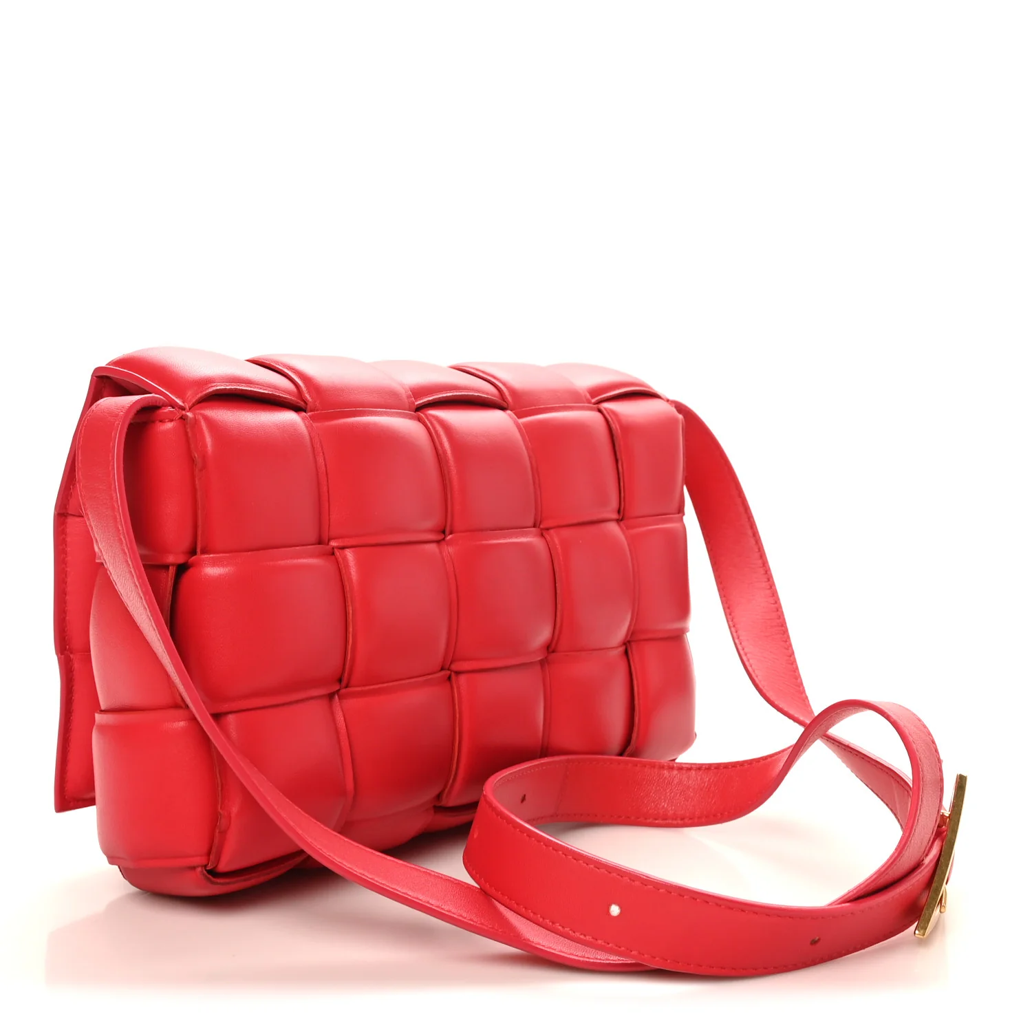 Nappa Maxi Intreccio Padded Cassette Crossbody Bag Firework - Top Club