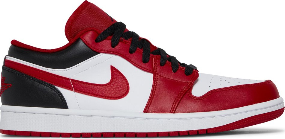 Air Jordan 1 Low  Reverse Black Toe  553558-163 - Sneaker Replica Workshop