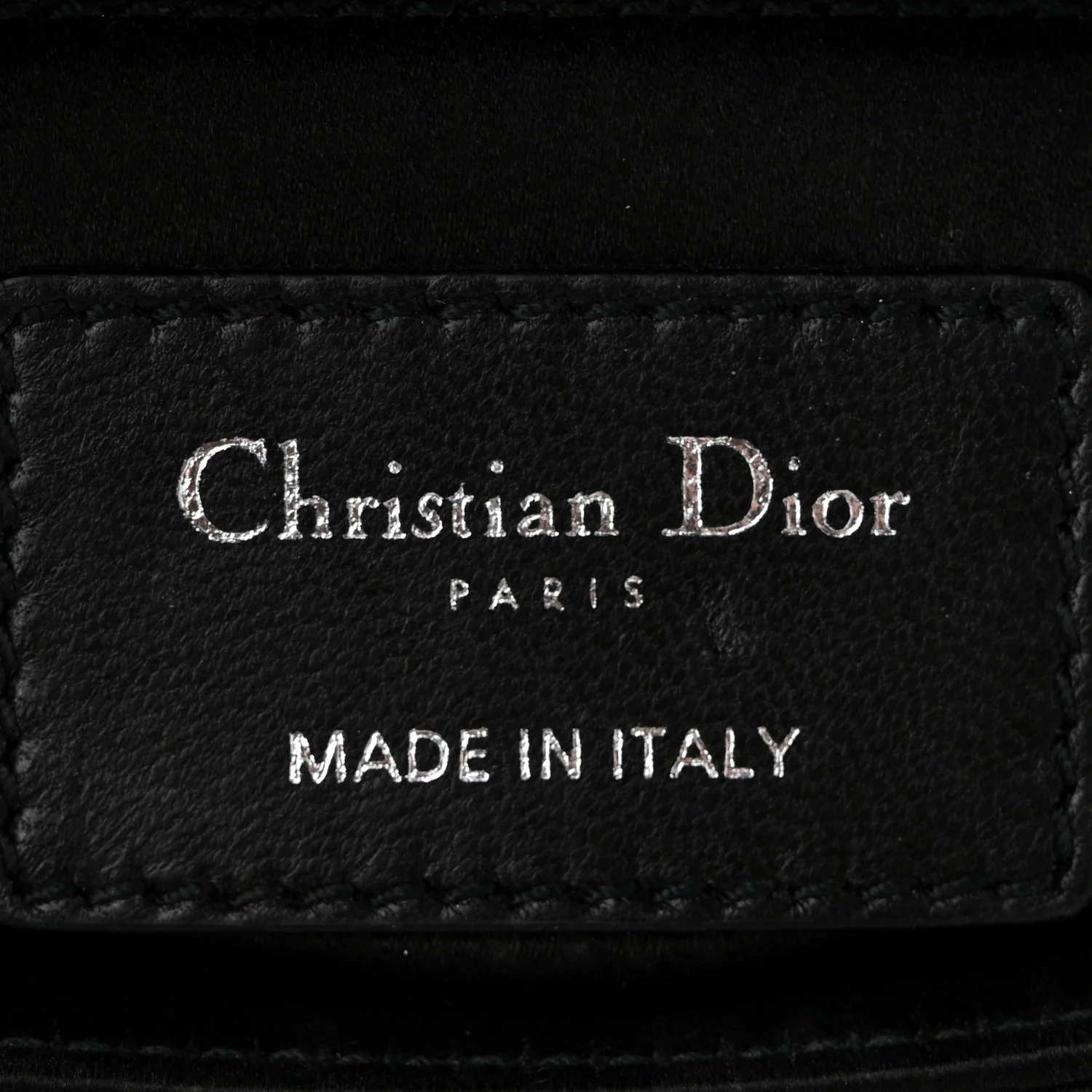 Satin Crystal Cannage Mini Lady Dior Black - Top Club