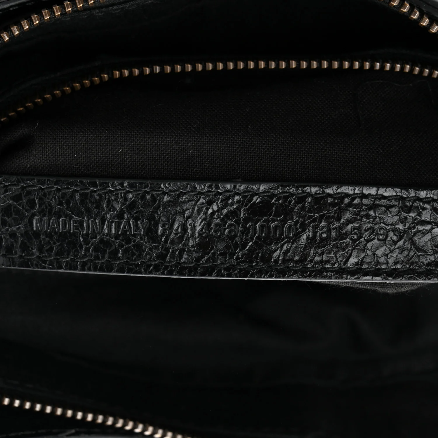 Agneau Arena Classic Hardware Le City First Bag Black - Top Club