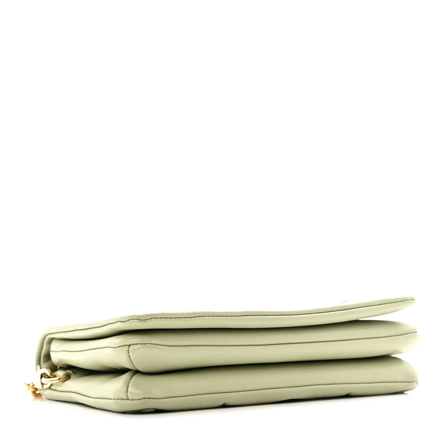 Lambskin Embossed Monogram Pochette Coussin Green - Top Club