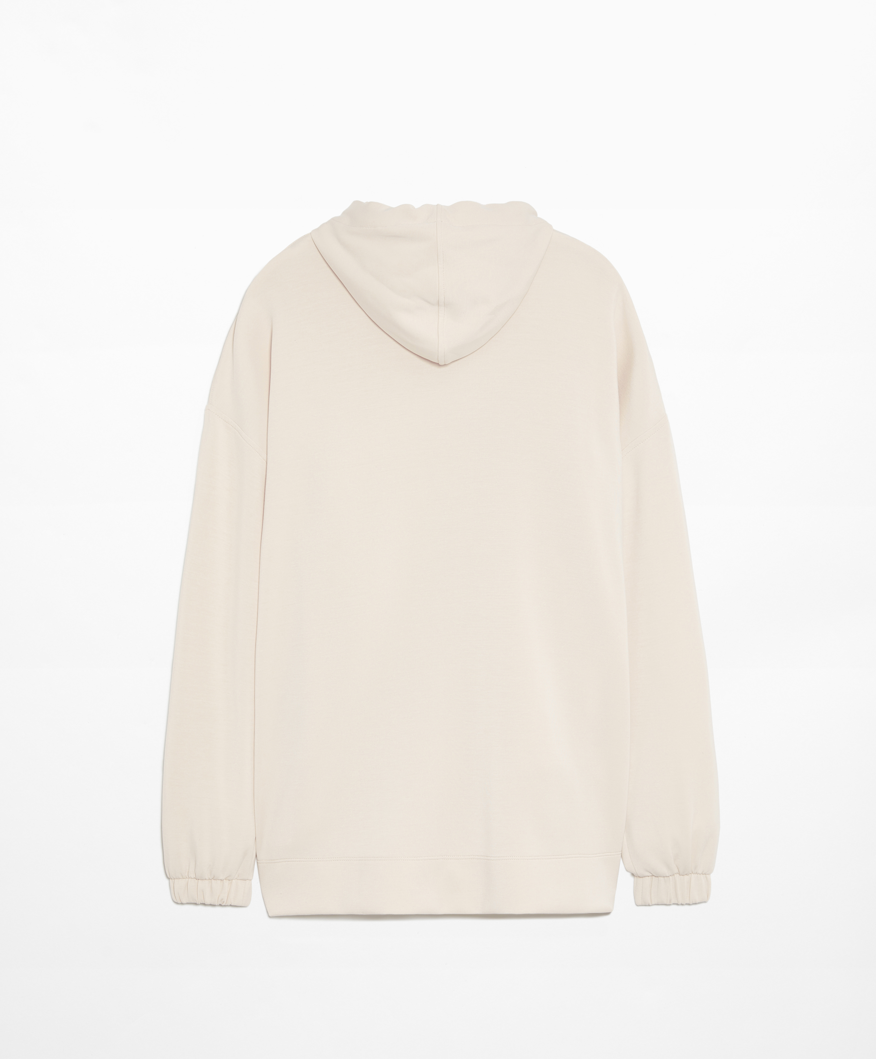 OYSHO Oversize sweatshirt with soft-touch modal and zip